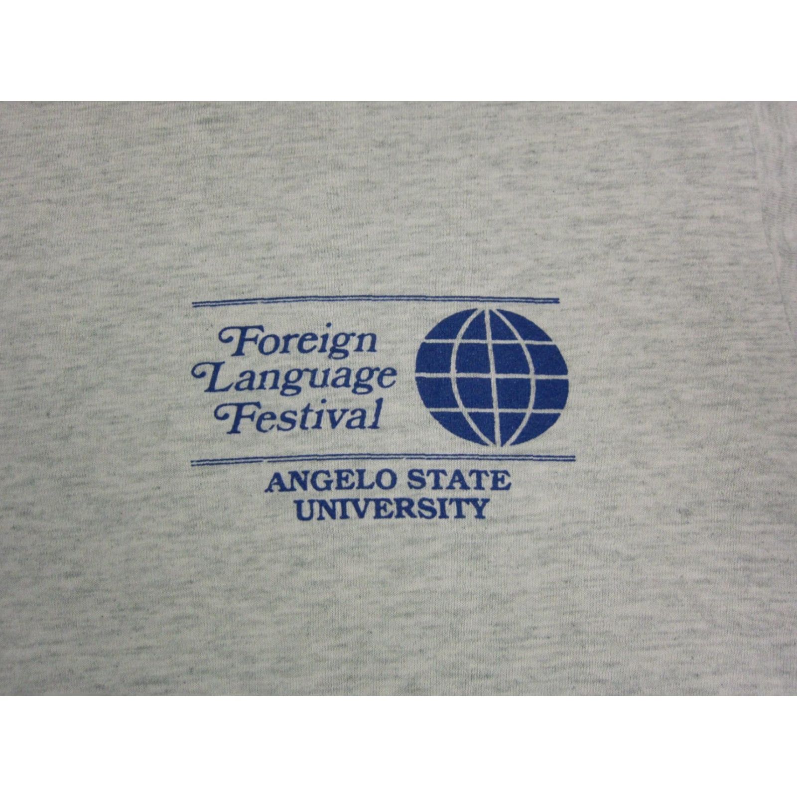 Fruit Of The Loom VINTAGE Fruit of the Loom Shirt Mens Large Gray University Logo Cotton Polyester Made in USA Size US L / EU 52-54 / 3 - 2 Thumbnail