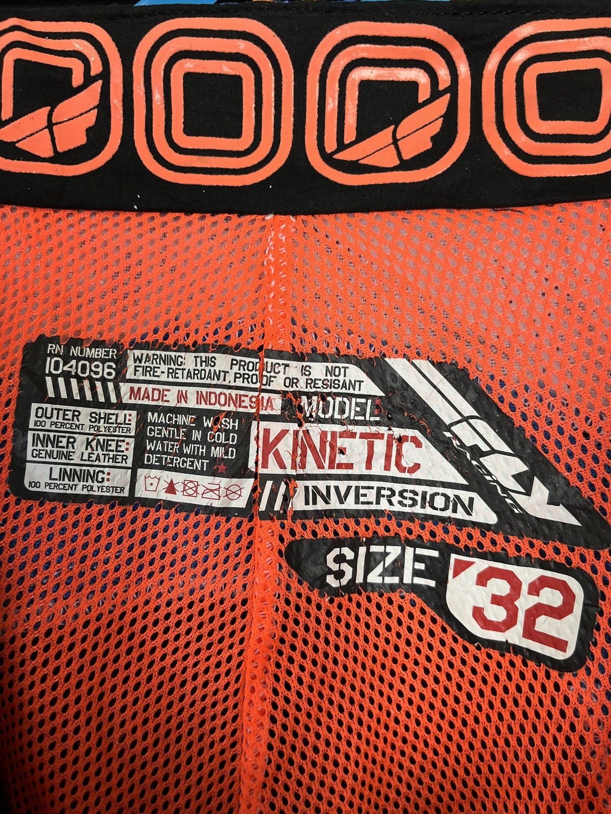 Vintage Vintage Fly Racing Padded MotorCycle Pants Size US 31 - 14 Thumbnail