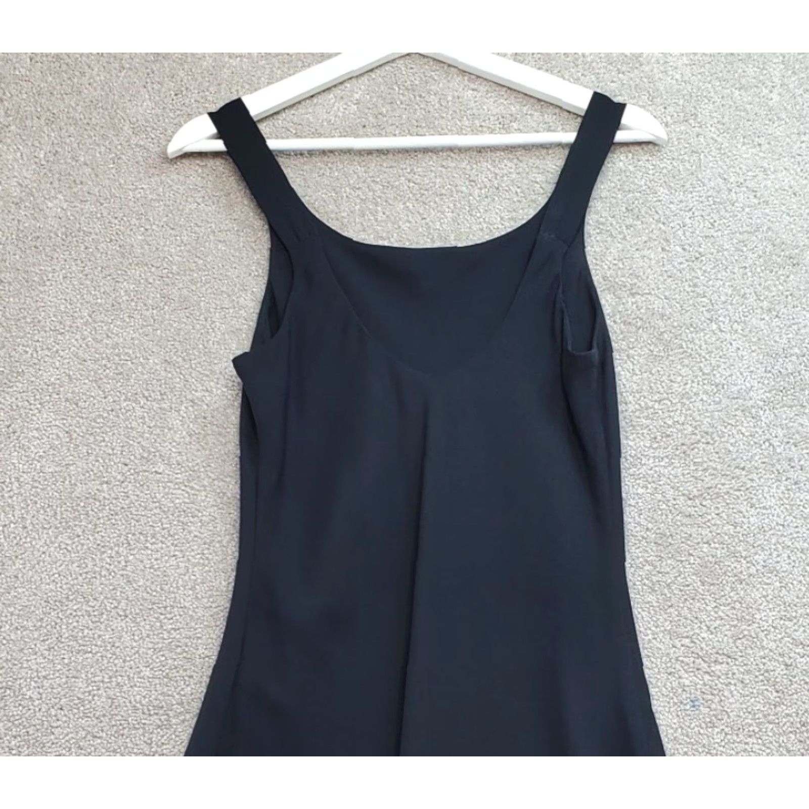 short black flowy dress Lucy Black Long Sleeve Mini Dress - US 18 main image 0