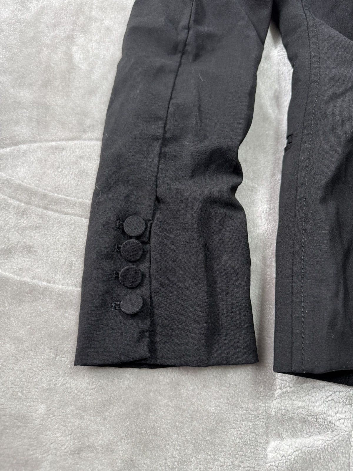 Bally Bally Switzerland Suit Jacket Blazer Wool Black size 34 XS Size XS / US 0-2 / IT 36-38 - 8 Thumbnail
