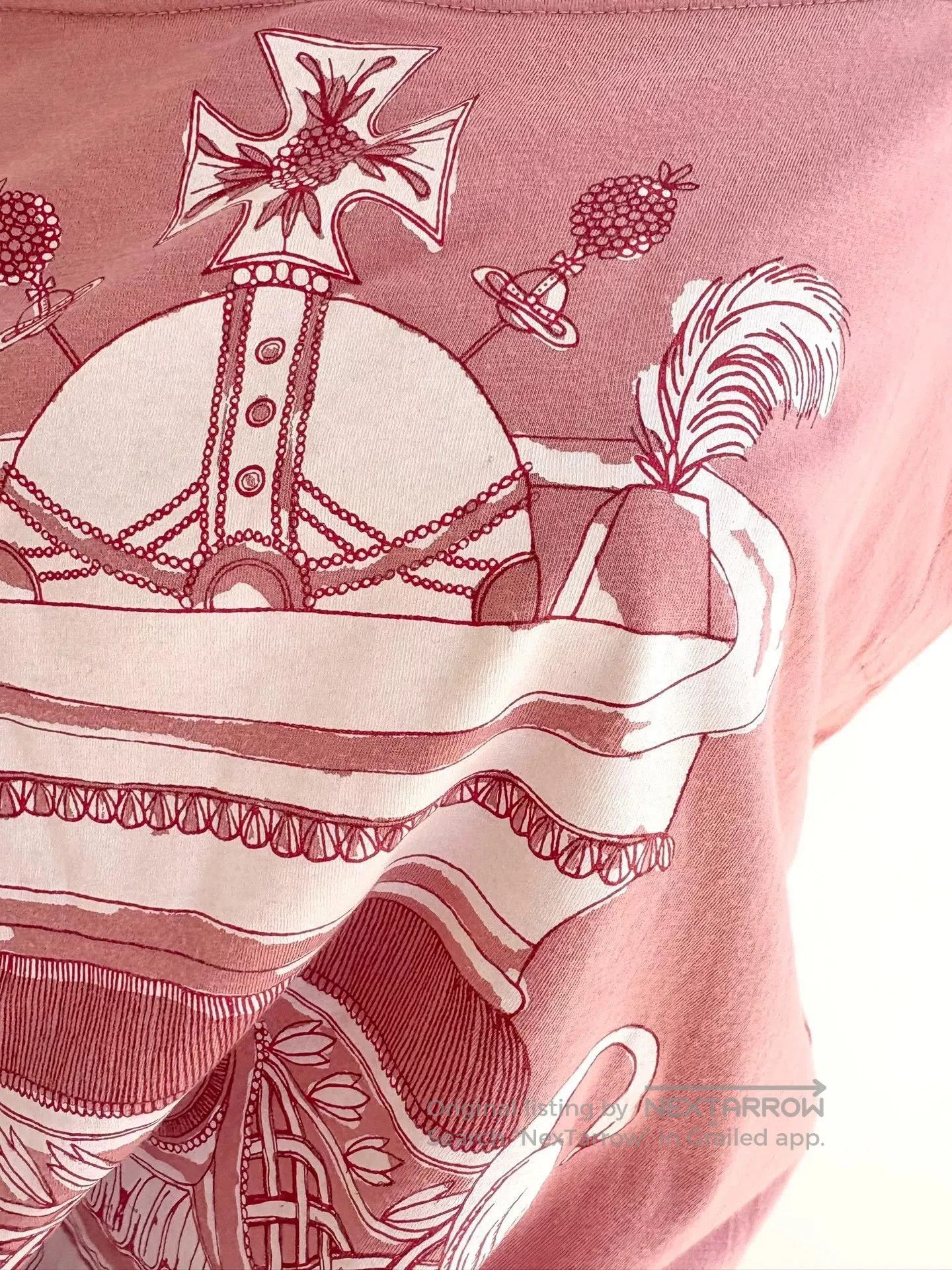Vivienne Westwood vivienne westwood pink irregular short sleeve tee. Size M / US 6-8 / IT 42-44 - 3 Thumbnail