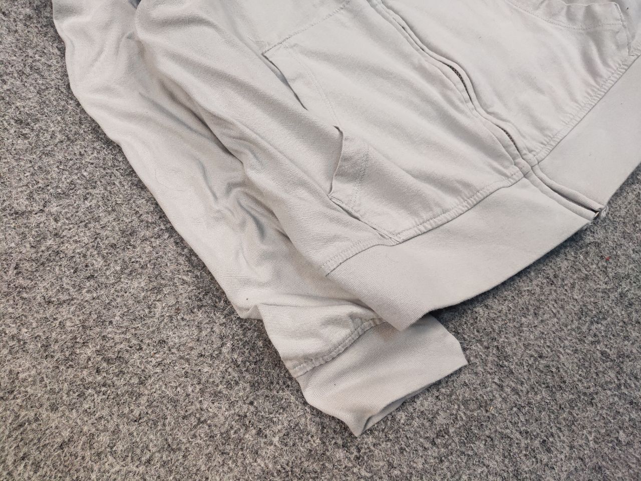 Allsaints Allsaints Brace Full Zip Light BlueGray Hoodie Vintage Style Size US M / EU 48-50 / 2 - 6 Thumbnail