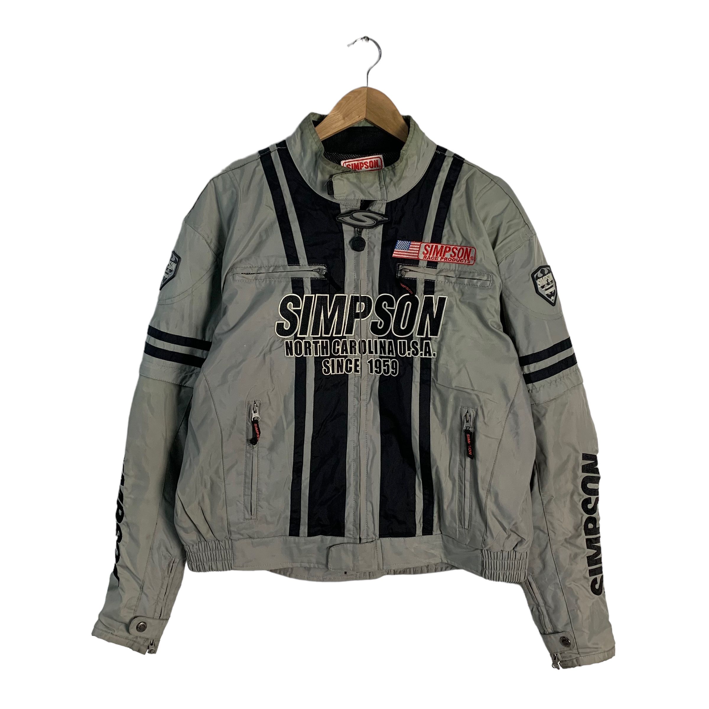 Japanese Brand Simpson Biker Jacket Size US L / EU 52-54 / 3 - 1 Thumbnail