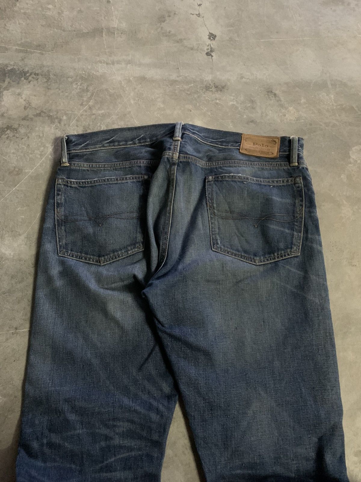 Polo Ralph Lauren × Vintage polo ralph lauren varick slim straight patchwork style jeans Size US 39 - 16 Thumbnail