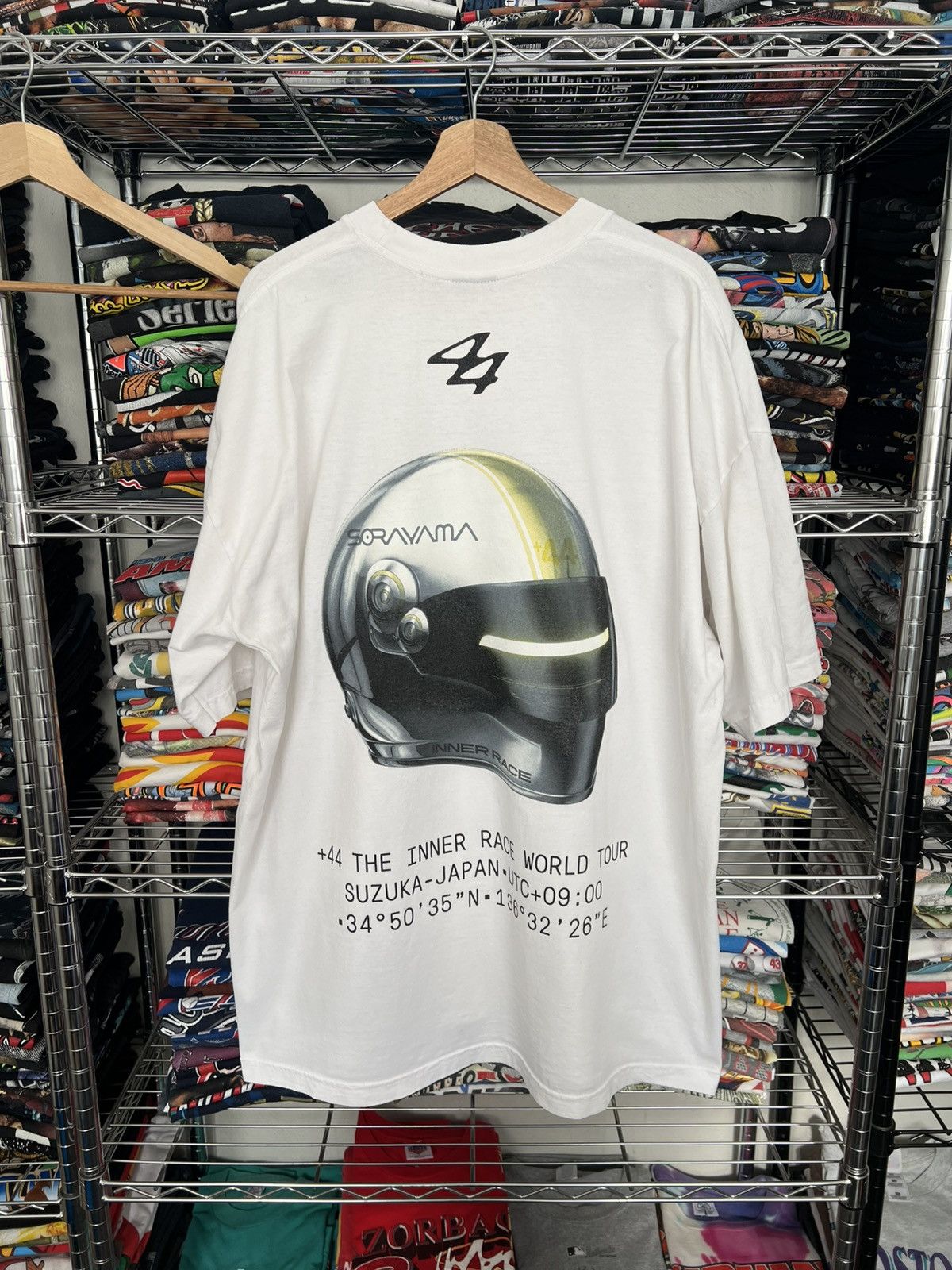+44 Sorayama Inner Race Helmet Tee Size US XXL / EU 58 / 5 - 1 Thumbnail