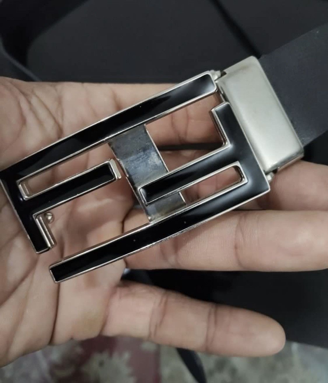 Fendi Fendi steel logo FF buckle Size ONE SIZE - 5 Thumbnail