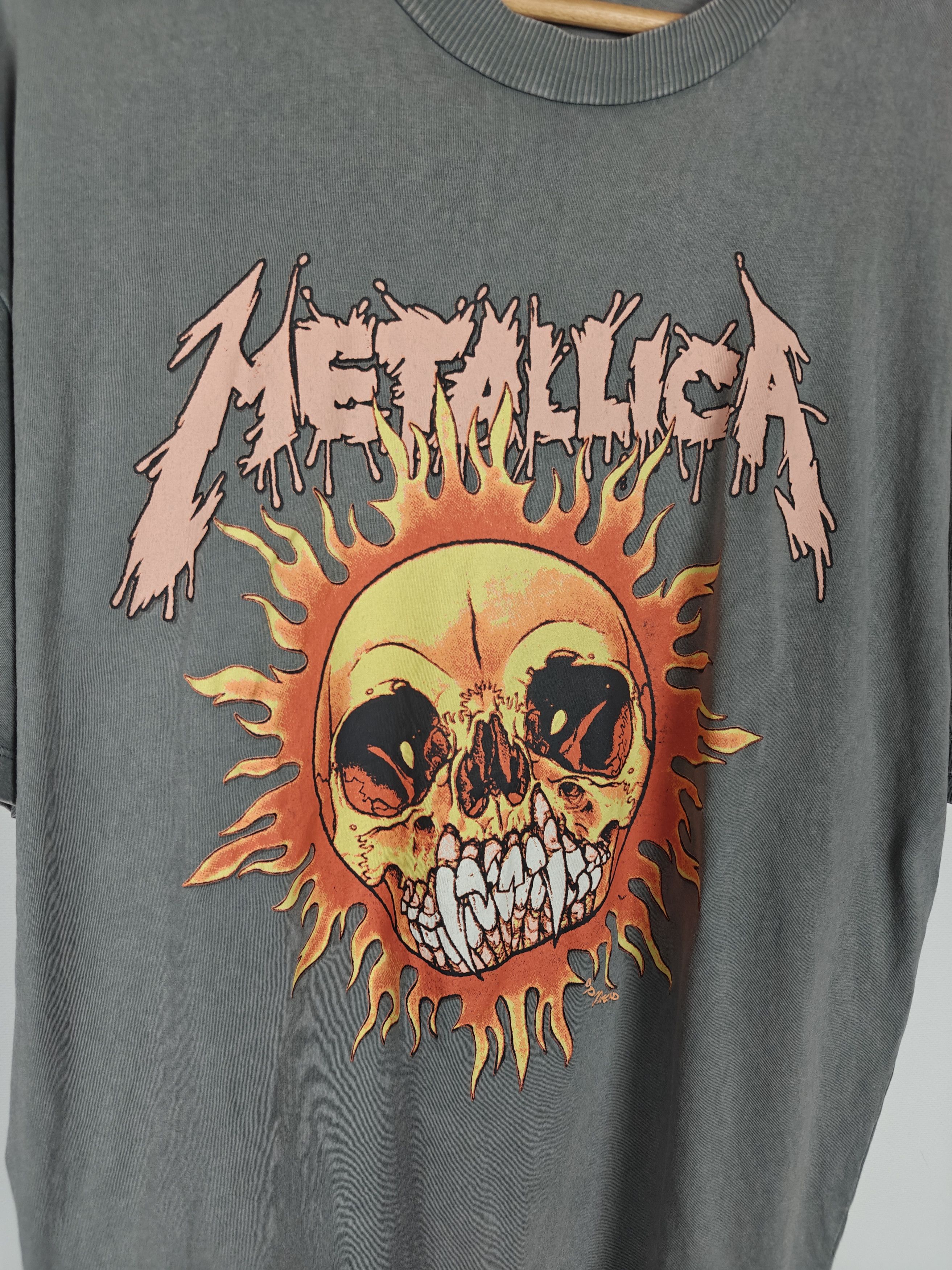 Metallica Metallica T-Shirt Rock Band Tee Merch Sun Skull L Size US L / EU 52-54 / 3 - 4 Thumbnail