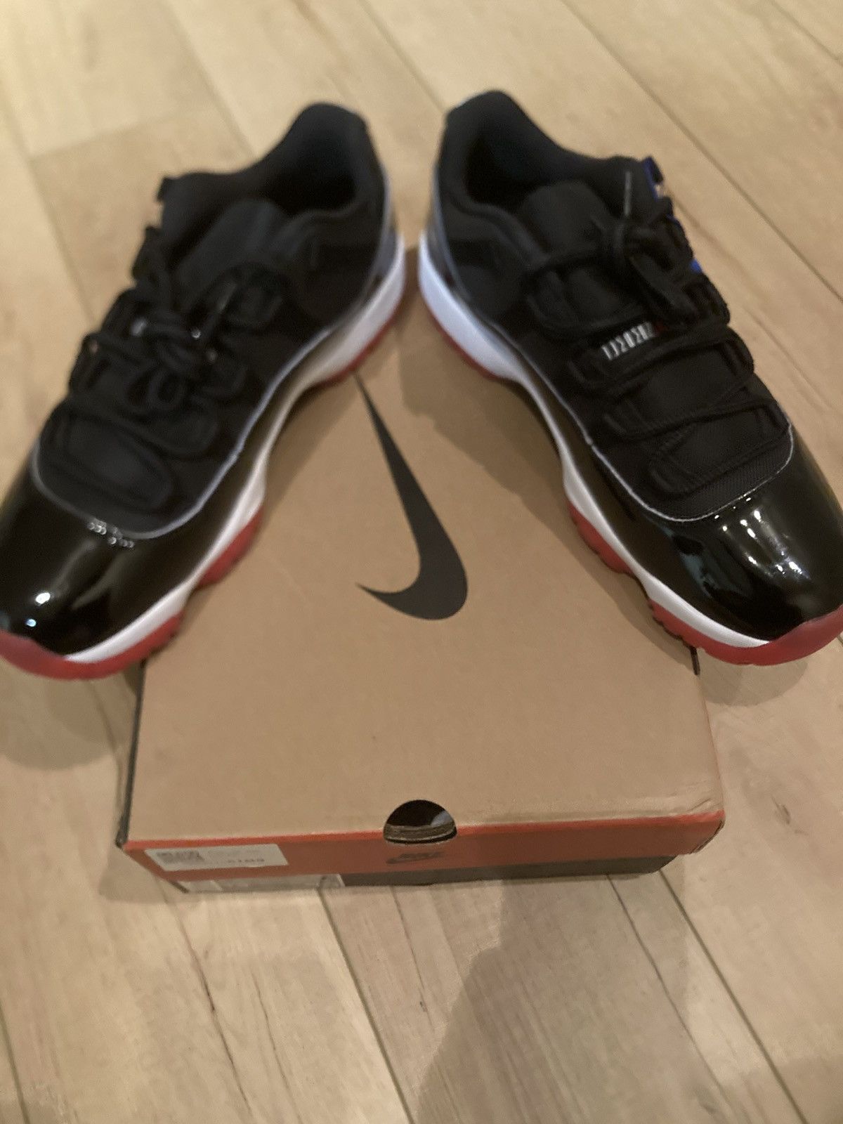 Nike Nike Air Jordan Retro 11 Low BLK/RED 2025-DEADSTOCK Size US 13 / EU 46 - 3 Thumbnail