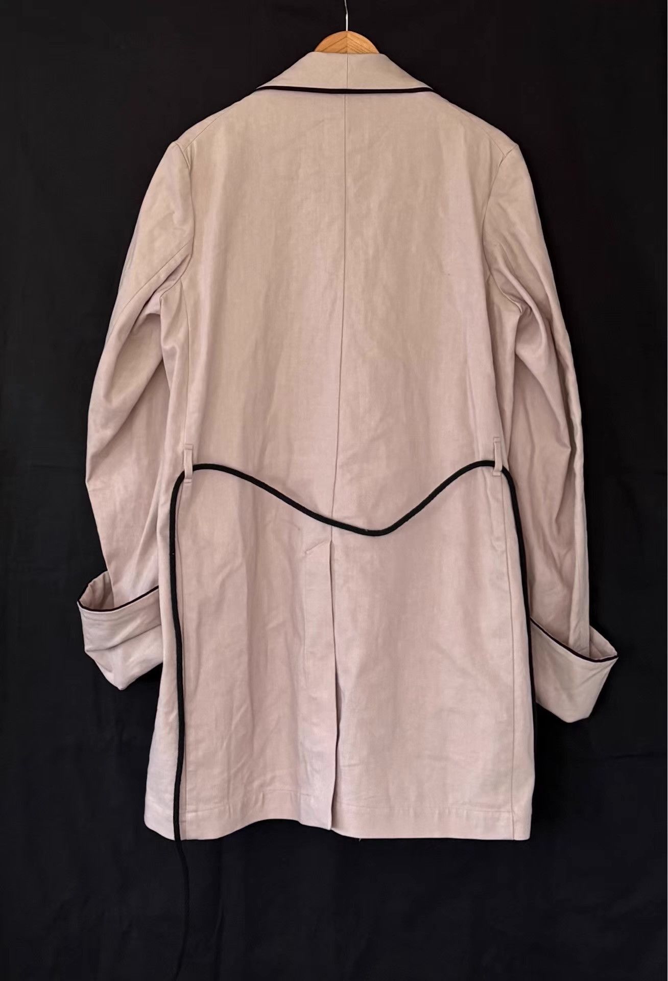 Ann Demeulemeester Pink Light Jacket with Black Trim - Size S Size US S / EU 44-46 / 1 - 2 Thumbnail