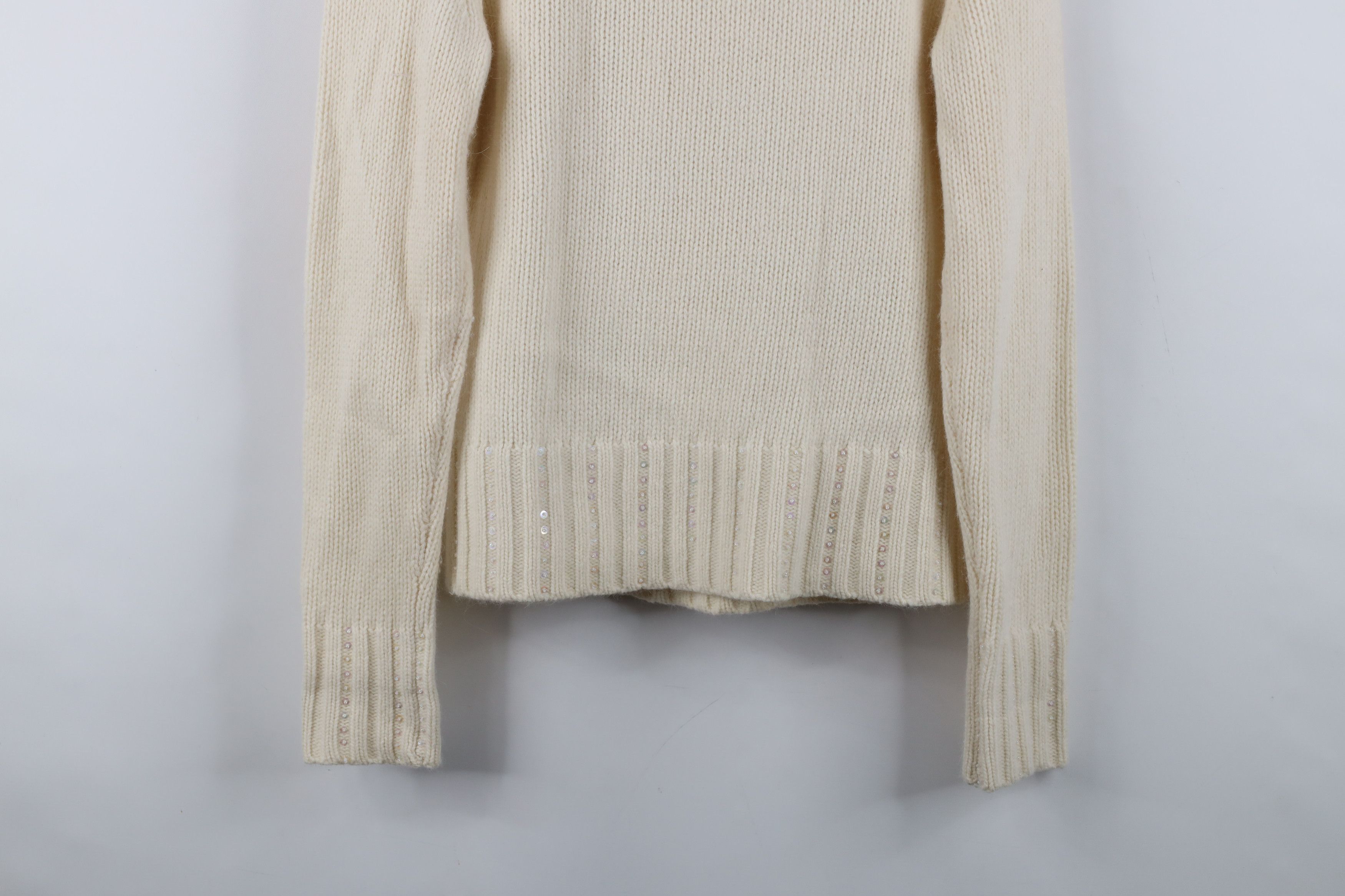 Vintage Vintage 90s Streetwear Rabbit Hair Knit Turtleneck Sweater Size M / US 6-8 / IT 42-44 - 14 Thumbnail