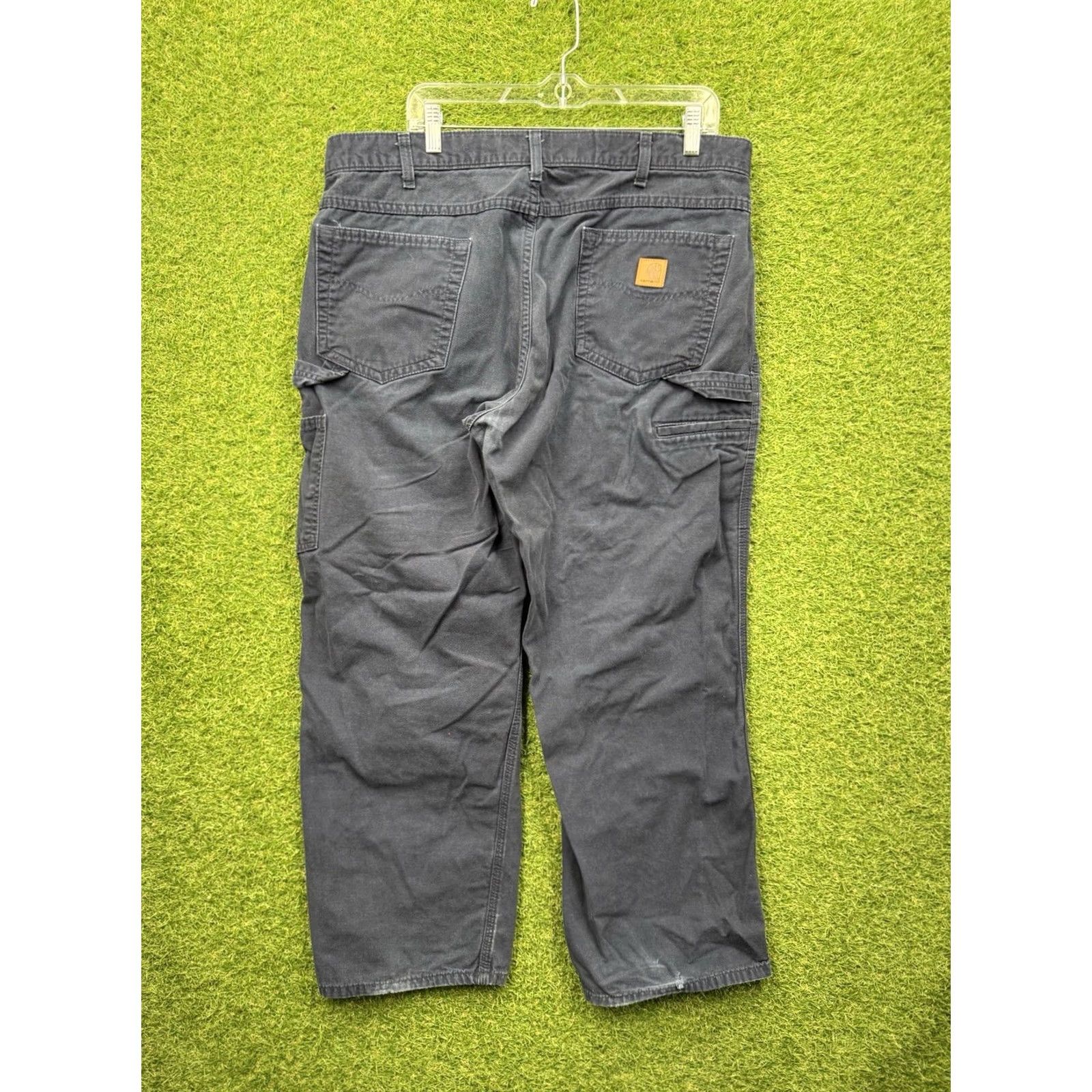 Carhartt Carhartt Carpenter Pants Mens 40x30 Navy Blue 40x30 B159 NVY Loose Fit Work Pants Size US 40 / EU 56 - 2 Thumbnail