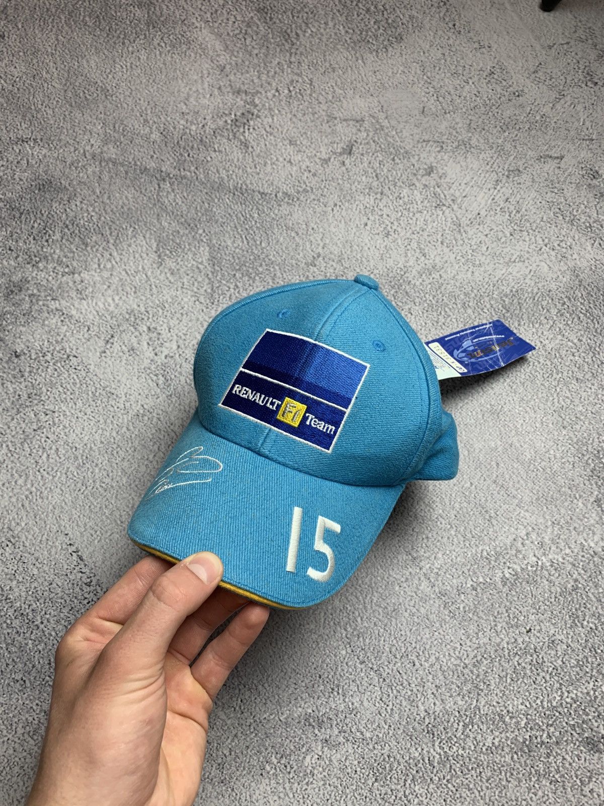 Formula 1 Renault F1 2002 Cap Jenson Button 15 Y2K Size ONE SIZE - 4 Thumbnail