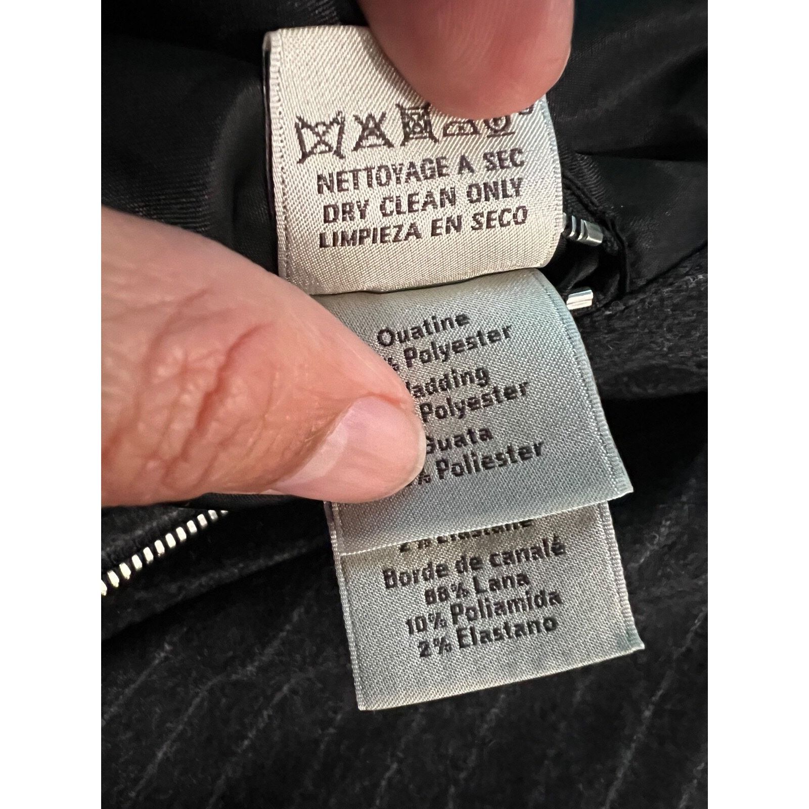 Hermes $5050 Hermes Blouson Bord Cote Wool Bomber Grey IT50 Size US M / EU 48-50 / 2 - 13 Thumbnail