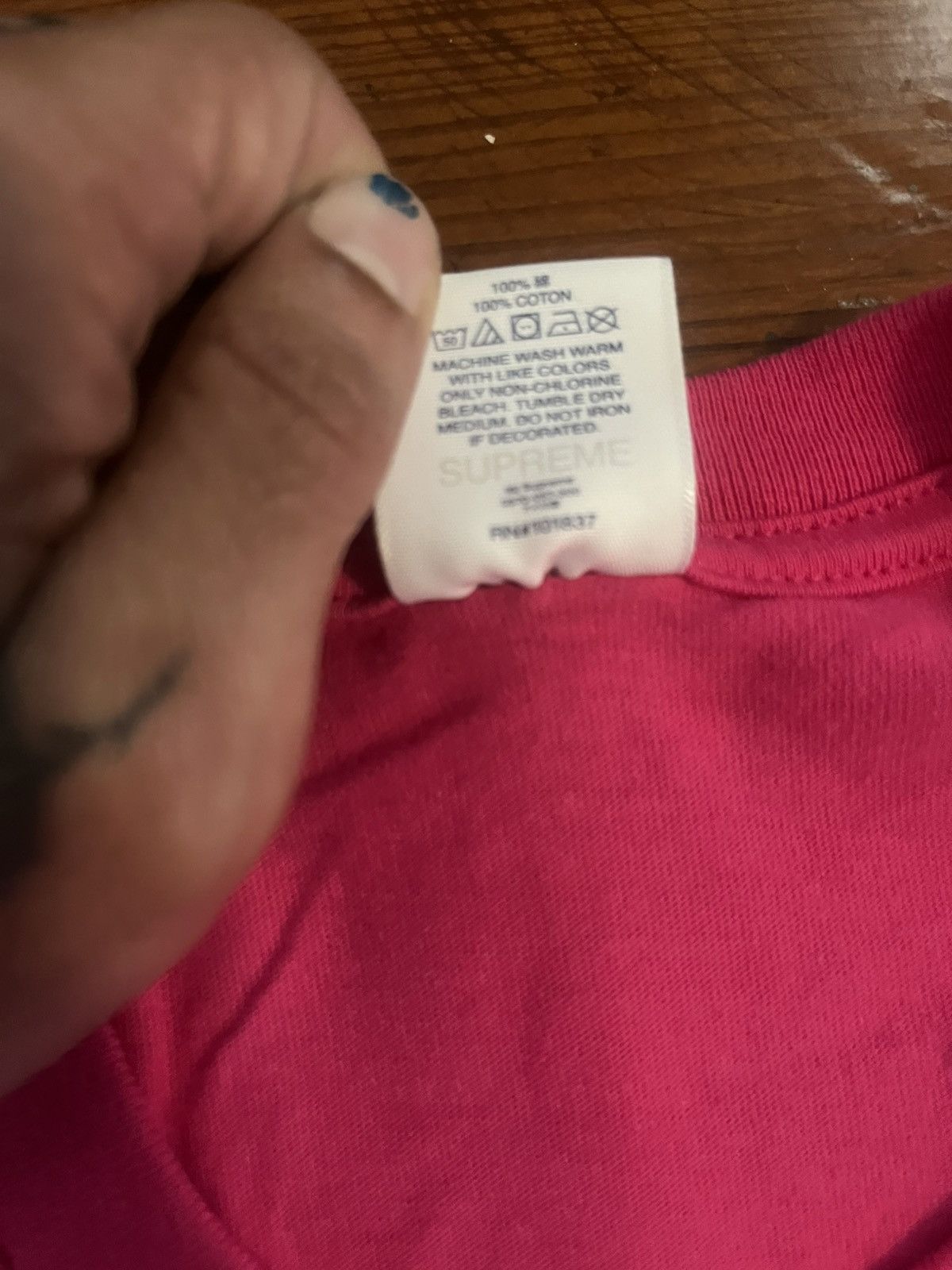 Supreme Supreme Arabic Tee Size US M / EU 48-50 / 2 - 4 Thumbnail