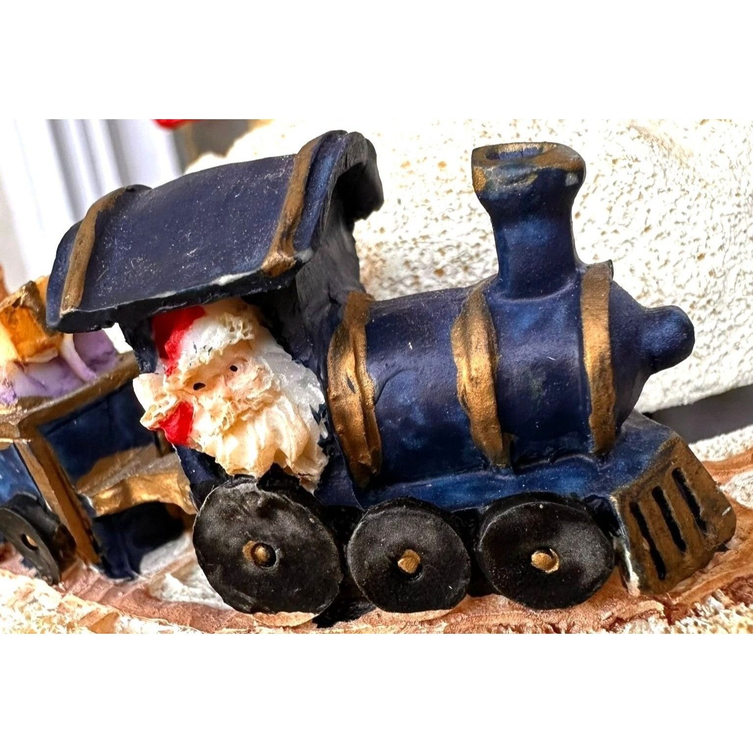 Handmade × Vintage VTG Musical Bear with Train Wind Up Christmas Holiday Collec Size ONE SIZE - 6 Thumbnail