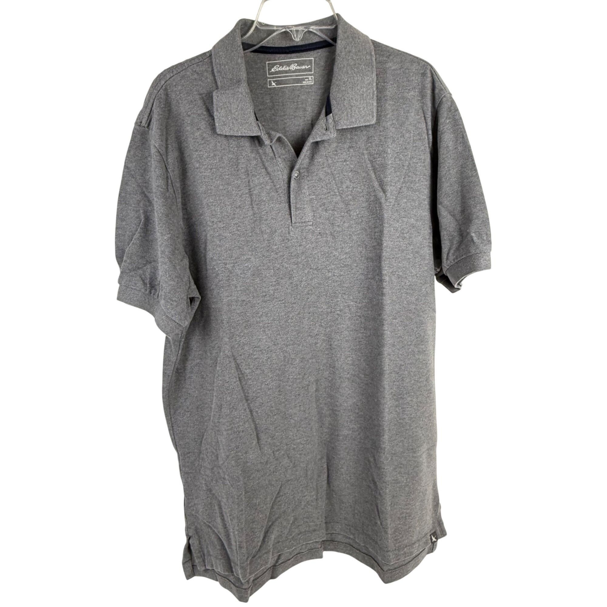 Eddie Bauer Eddie Bauer Men's Polo Shirt Short-Sleeve Casual Shirt Gray Size US L / EU 52-54 / 3 - 2 Thumbnail