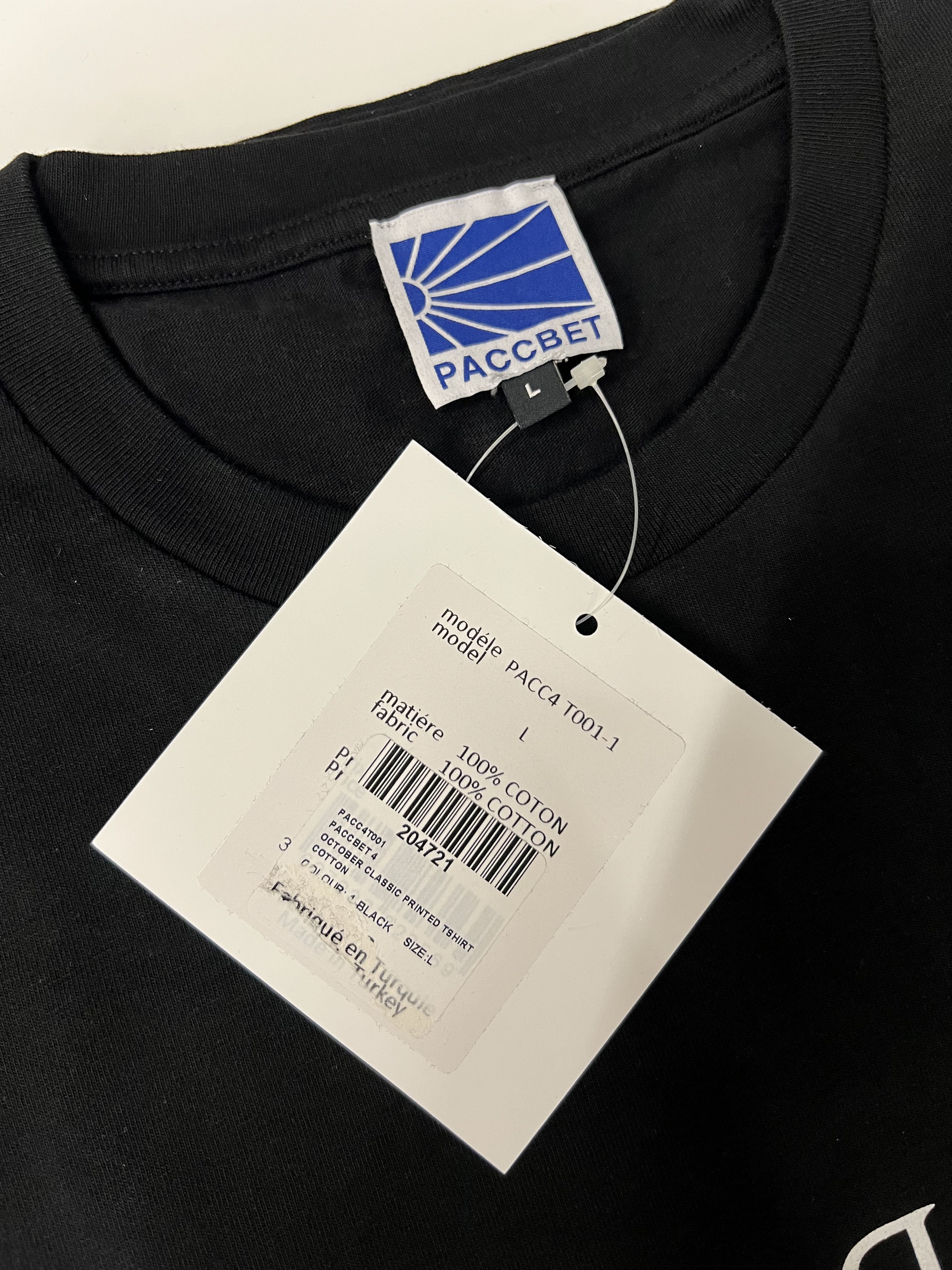 PACCBET October Logo T-shirts Size US L / EU 52-54 / 3 - 8 Thumbnail