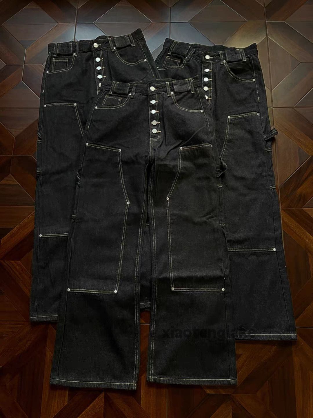 Vintage Custom unisex outdoor carpenter cargo work jeans Size US 32 / EU 48 - 5 Thumbnail