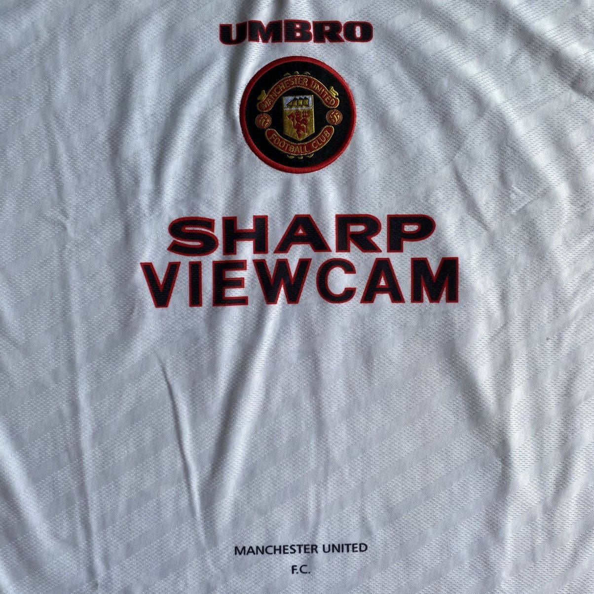 Umbro × Vintage Vintage 1996/97 Umbro Manchester United Away Jersey Size US XL / EU 56 / 4 - 5 Thumbnail