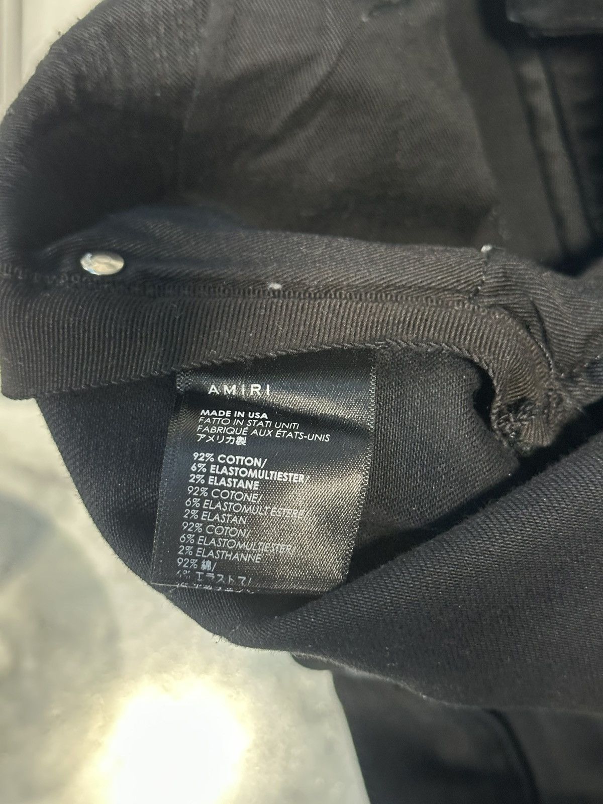 Amiri Amiri heavy distressed black jeans Size US 32 / EU 48 - 3 Thumbnail