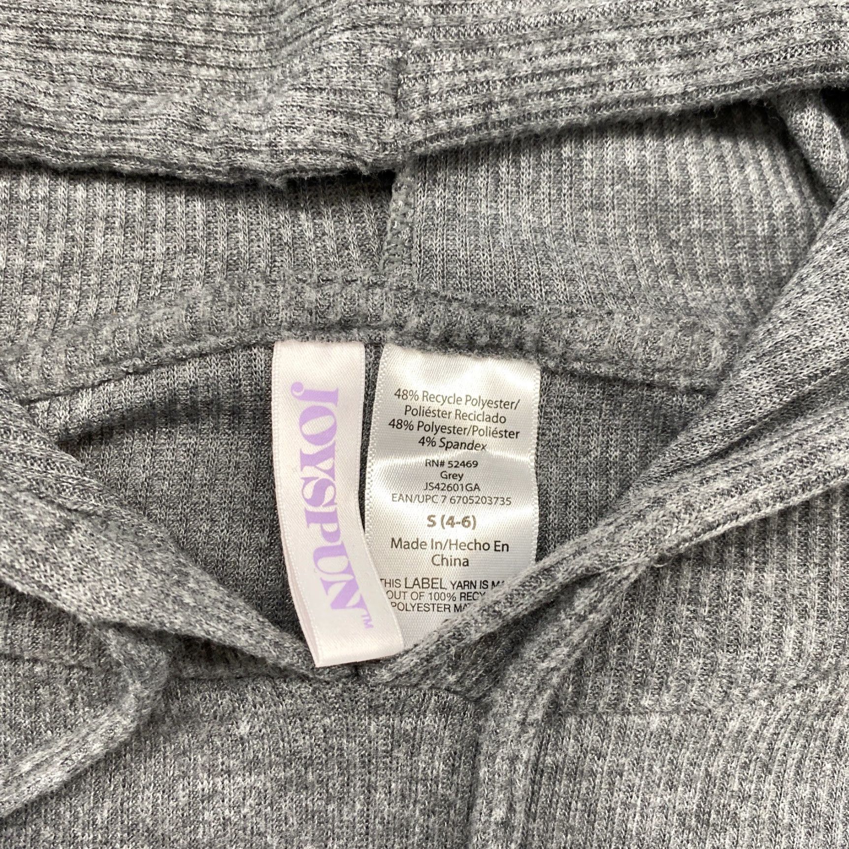 Vintage Joyspun Women’s Gray Knit Hooded Sweater Maxi Dress S Casual Womens Fall Winter Spring Lightweight Side Slit Polyester Blend Size S / US 4 / IT 40 - 4 Thumbnail