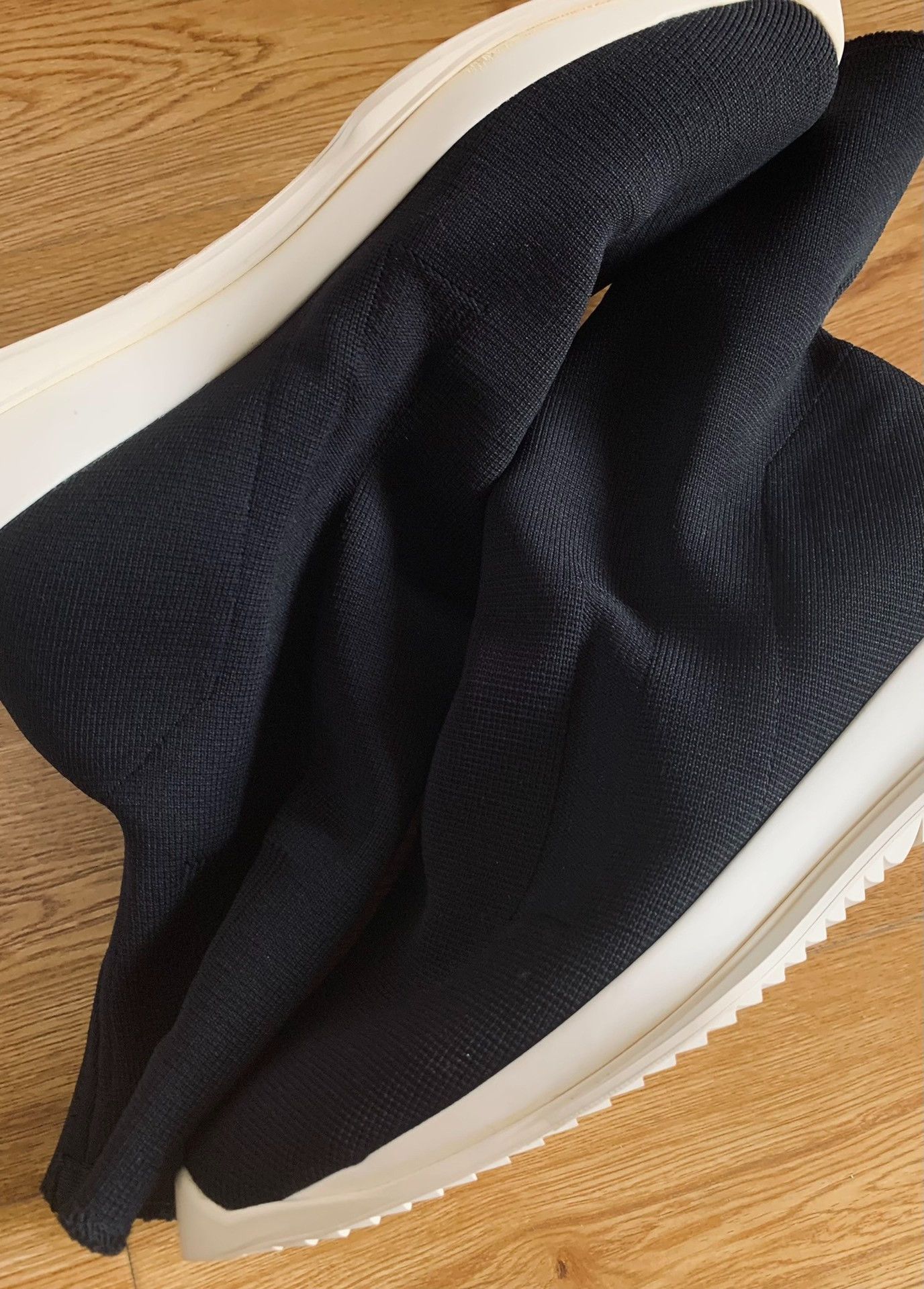 Rick Owens Drkshdw Rick Owens DRKSHDW Men's Boot Sock Shoes Size US 9 / EU 42 - 1 Thumbnail