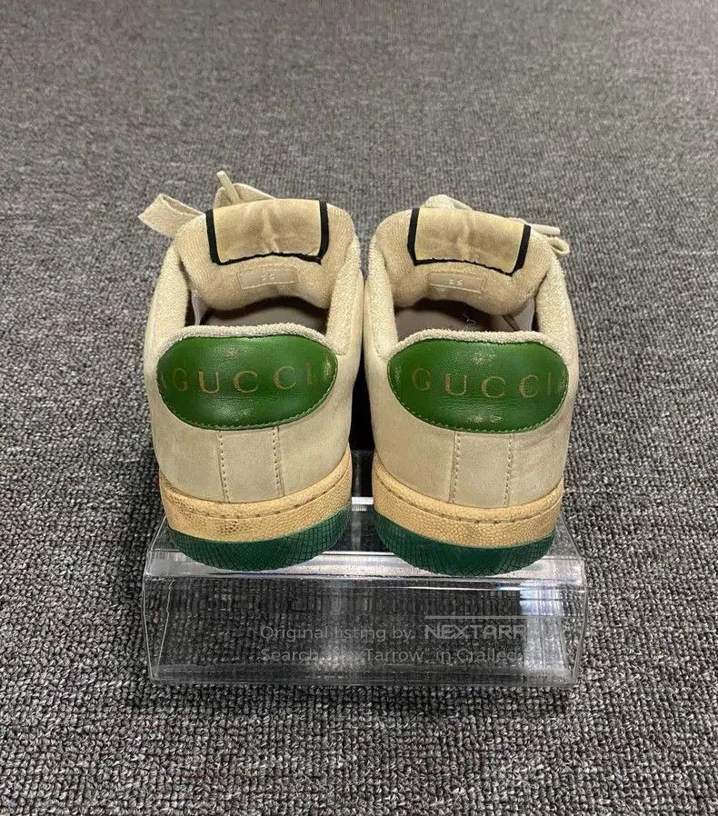 Gucci Classic Gucci Sneakers with Green and Red Stripes. Size US 11 / EU 44 - 5 Thumbnail