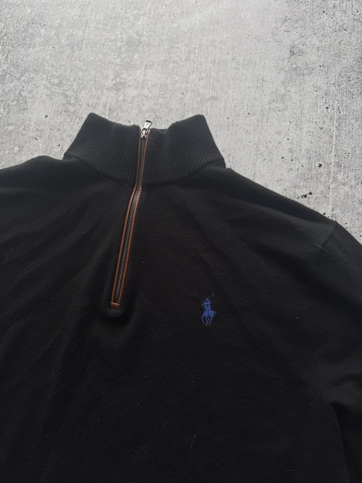 Polo Ralph Lauren Polo Ralph Lauren sweater knitwear 1/3 zip Size US L / EU 52-54 / 3 - 3 Thumbnail
