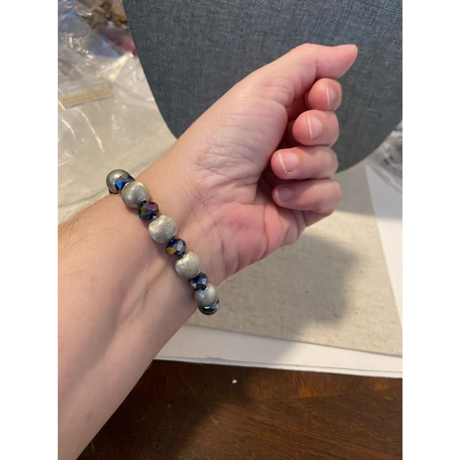 Handmade wood bead bracelet Size ONE SIZE - 2 Thumbnail