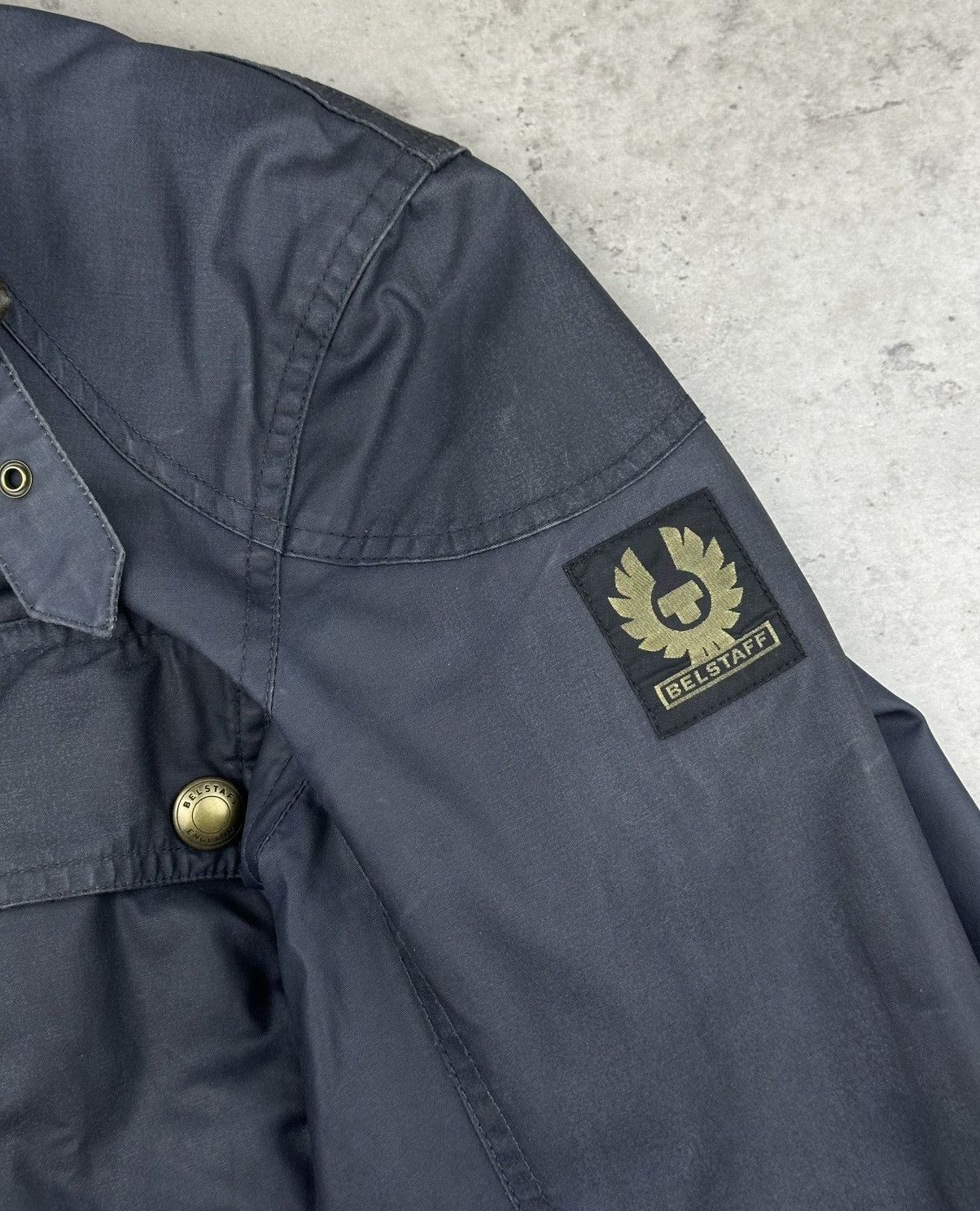 Belstaff BELSTAFF Fieldmaster Men's IT 48 Cotton Biker Field Jacket Size US M / EU 48-50 / 2 - 7 Thumbnail