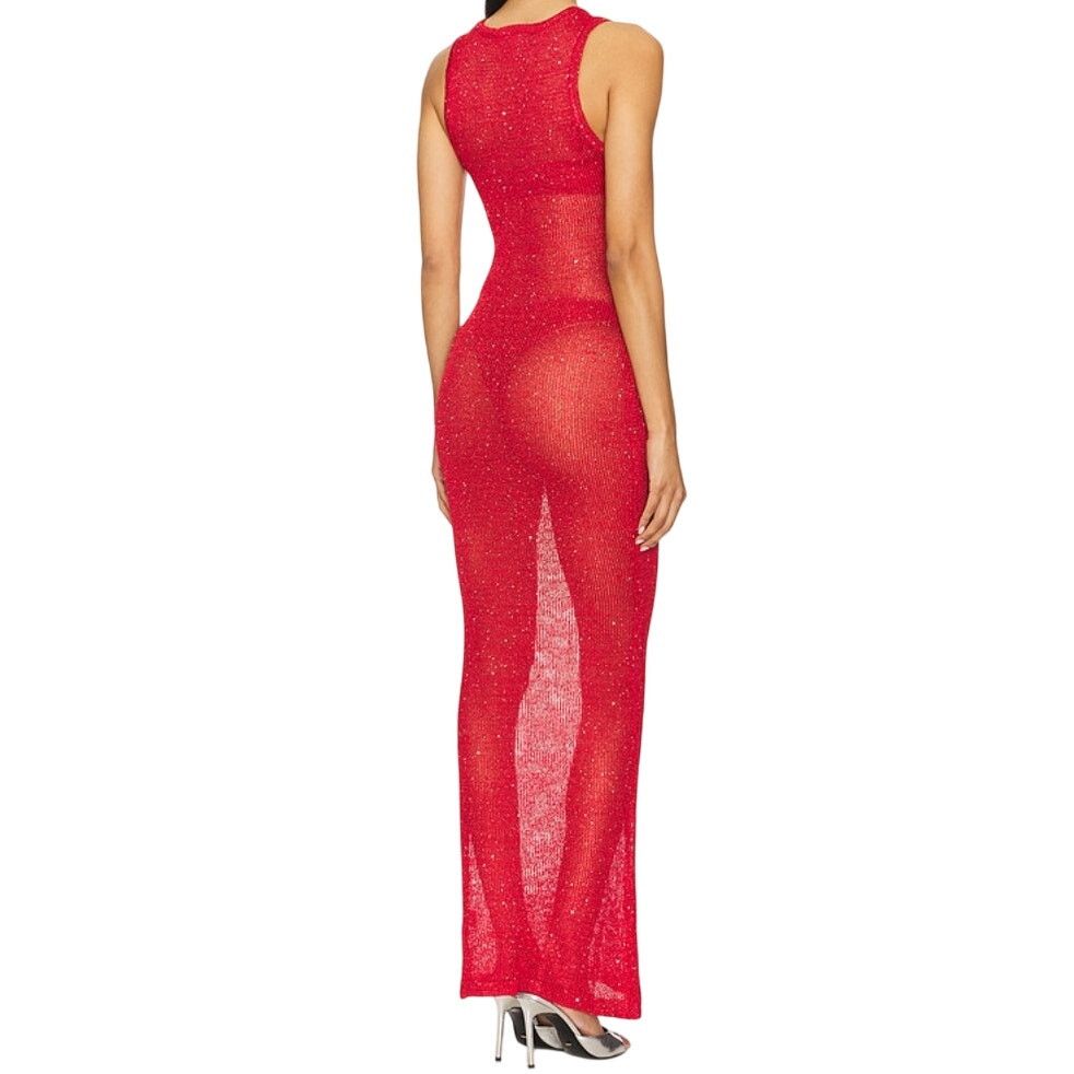 superdown Superdown Alix Maxi Dress in Fire Red, Size L Size L / US 10 / IT 46 - 2 Thumbnail
