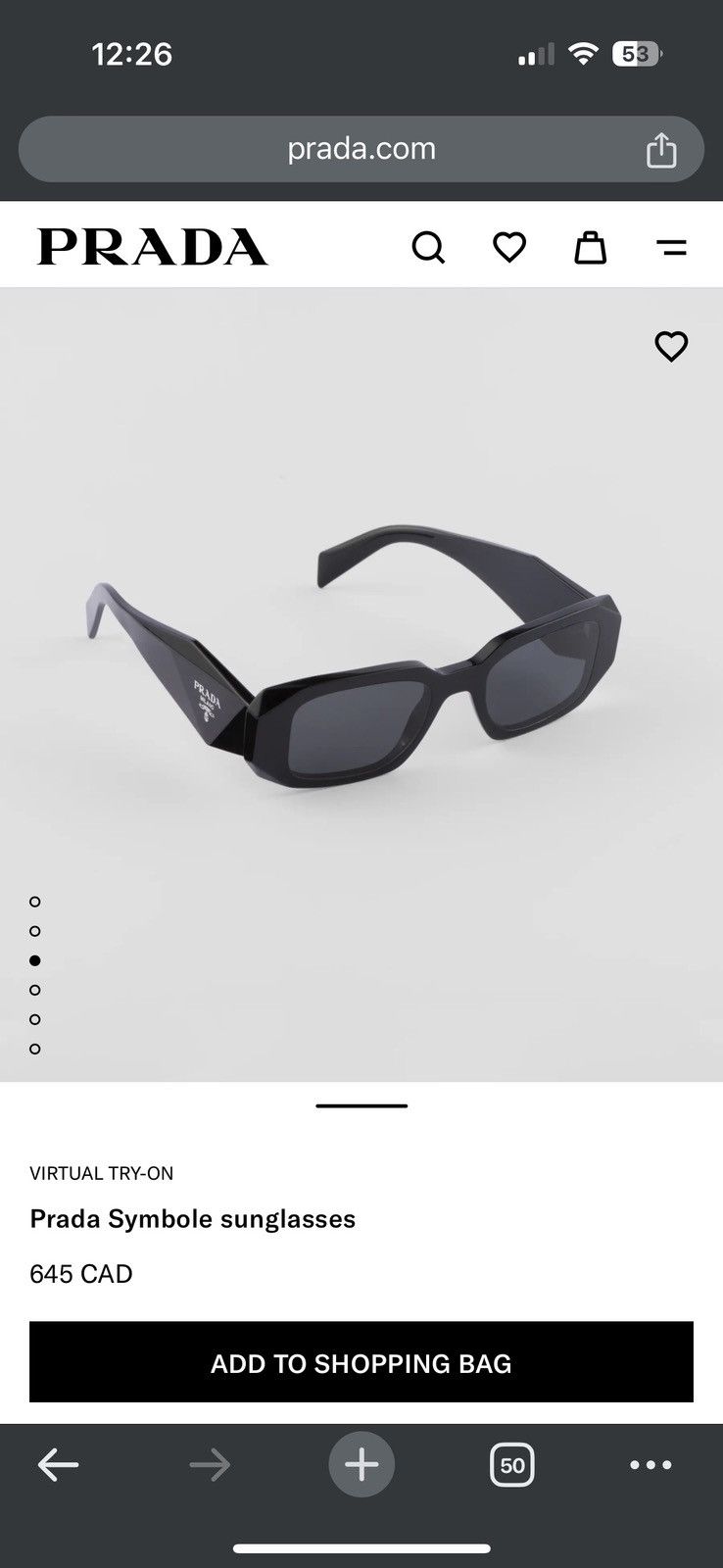 Prana Prada glasses Size ONE SIZE - 4 Thumbnail