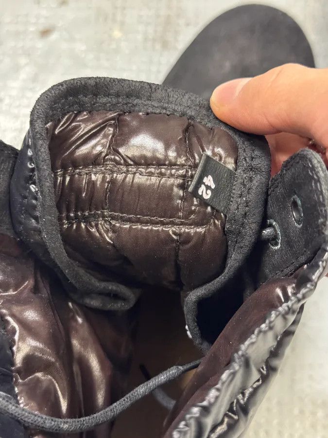 Moncler 2000s Moncler Puffer Black Leather Boots Size US 9 / EU 42 - 8 Thumbnail
