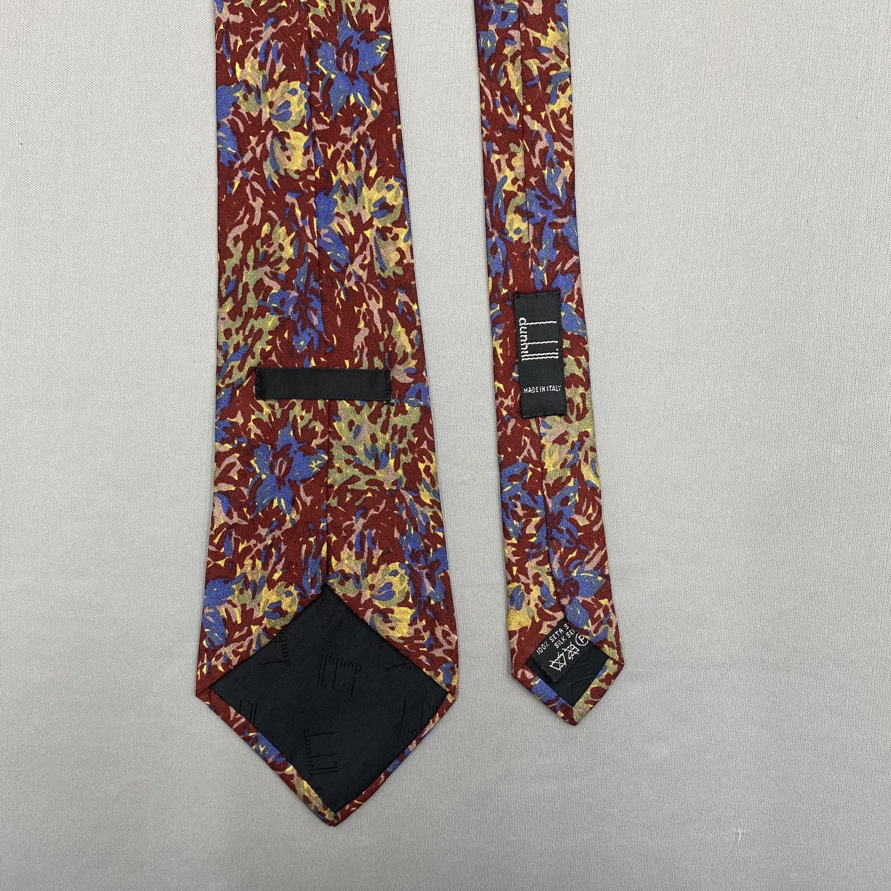 Alfred Dunhill Vintage Alfred Dunhill SILK Necktie Cravate Pure Silk Size ONE SIZE - 6 Thumbnail