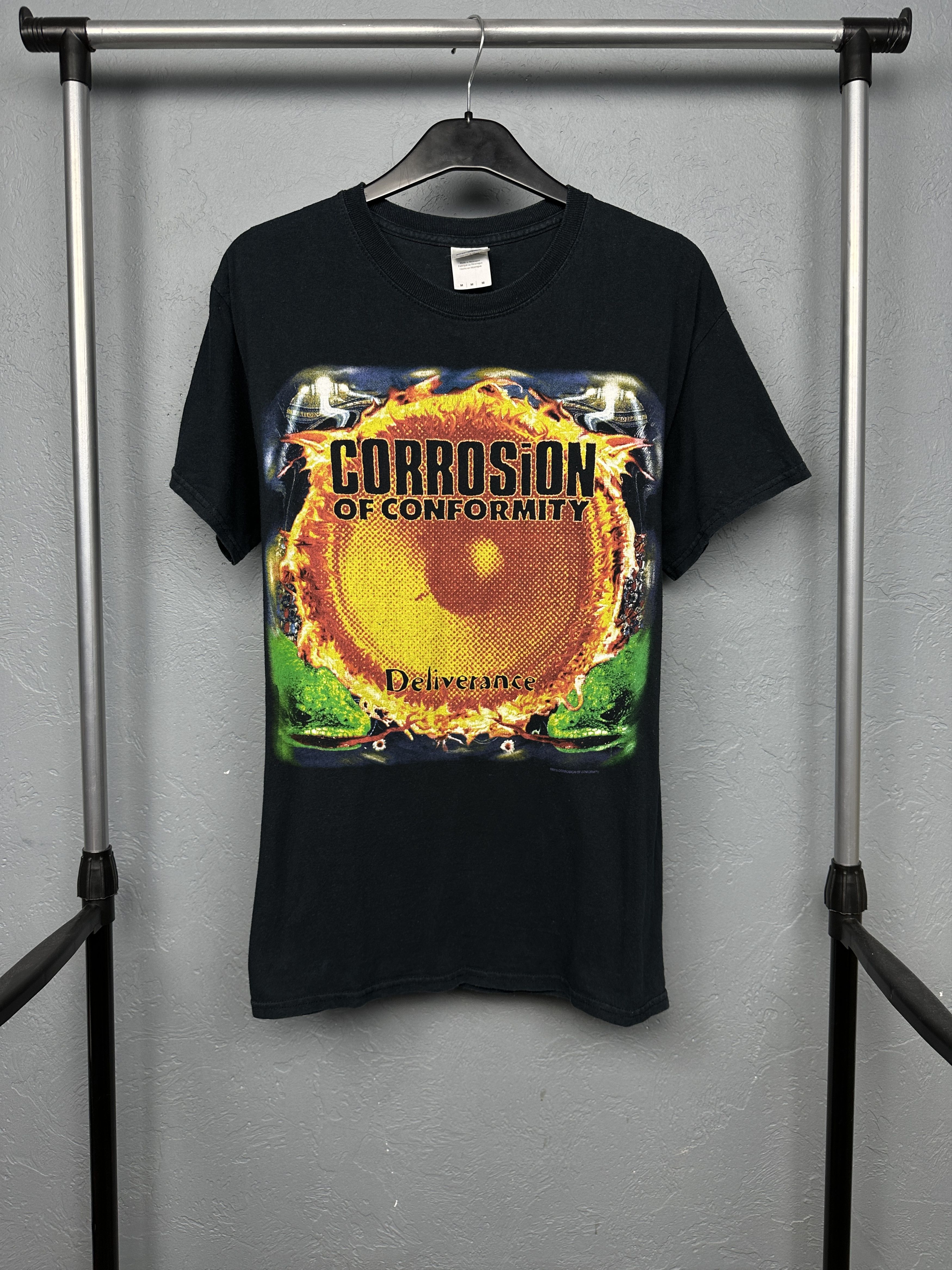 Band Tees Corrosion Of Conformity Deliverance Pig Vintage Mens T-Shirt Size US M / EU 48-50 / 2 - 1 Thumbnail