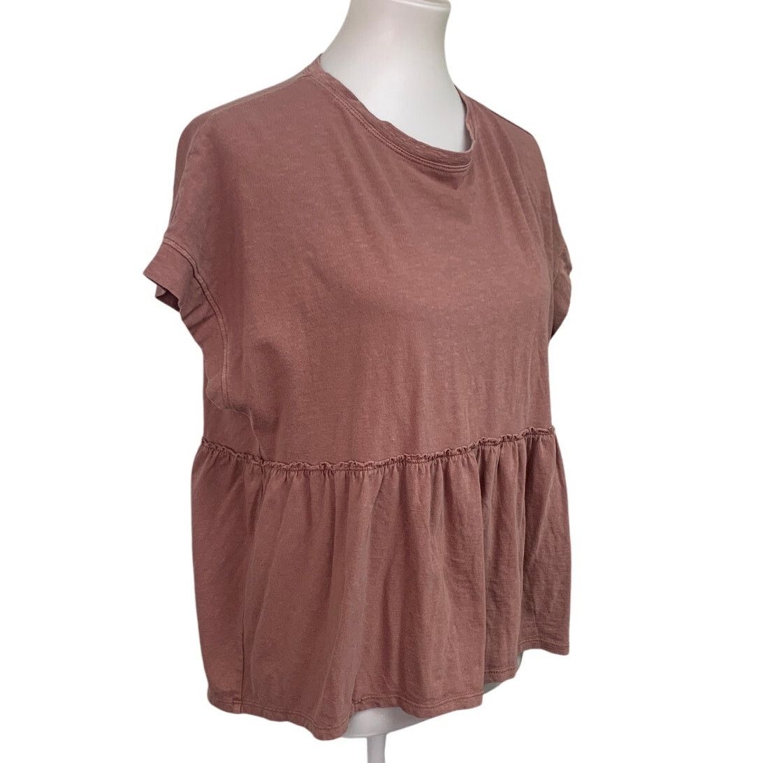 American Eagle Outfitters New American Eagle Womens Medium Short Sleeve Back Tie Top Size M / US 6-8 / IT 42-44 - 1 Thumbnail