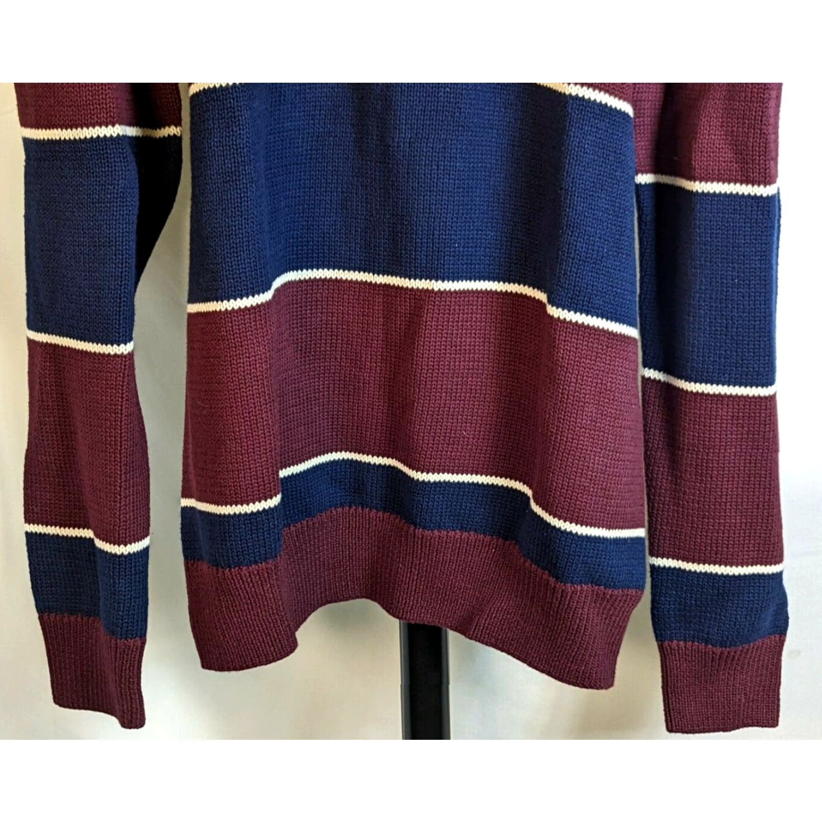 Chaps NWT Chaps Original Crewneck Mens Medium Rich Ruby Long Sleeve Knit Sweater Size US M / EU 48-50 / 2 - 3 Thumbnail
