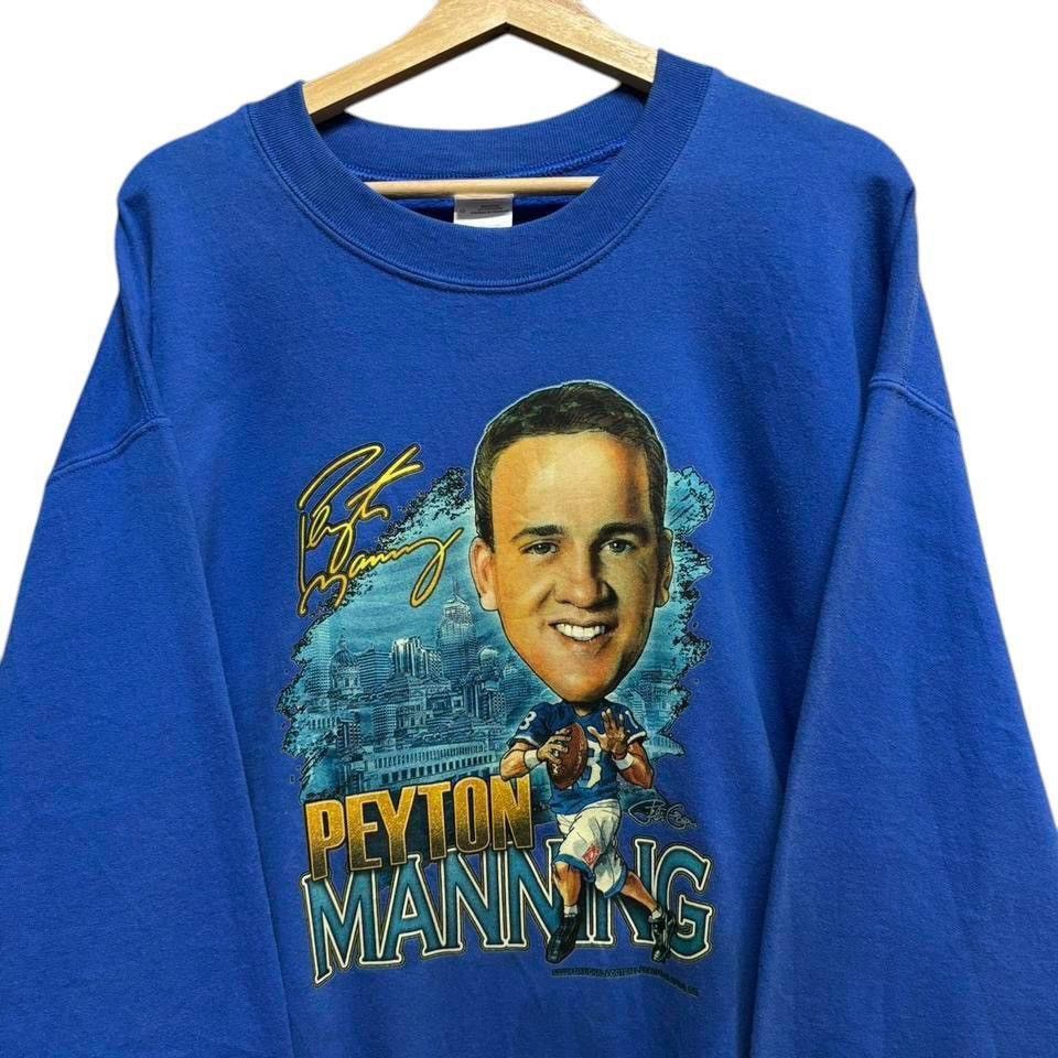 Vintage Vintage Peyton Manning sweatshirt size: L Size US L / EU 52-54 / 3 - 3 Thumbnail