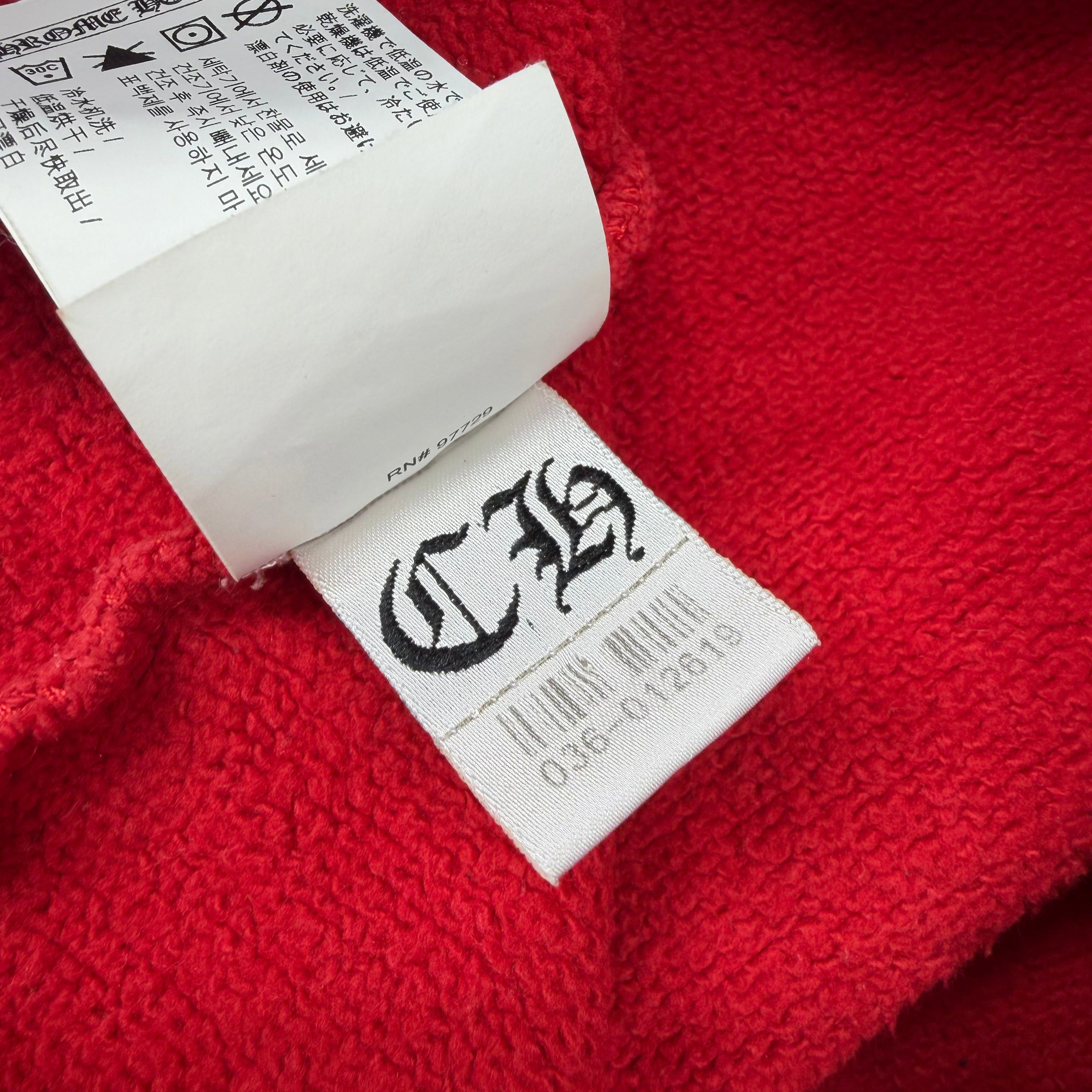 Chrome Hearts Chrome Hearts King Taco Triple Cross Red Crewneck M Size US M / EU 48-50 / 2 - 9 Thumbnail