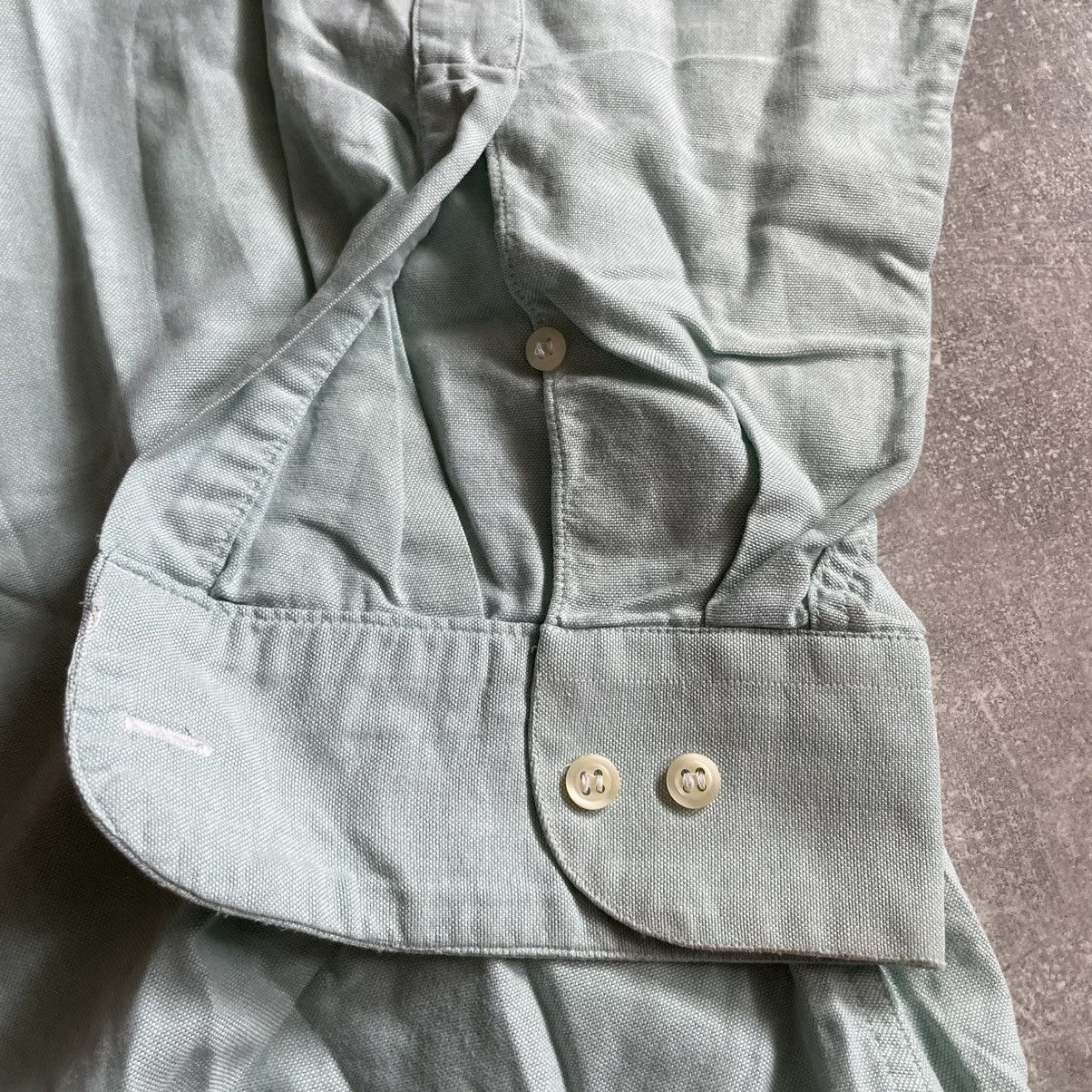 Fendi × Vintage Vintage 90s Fendi shirt old money luxury 43 / 17 long Size US L / EU 52-54 / 3 - 4 Thumbnail