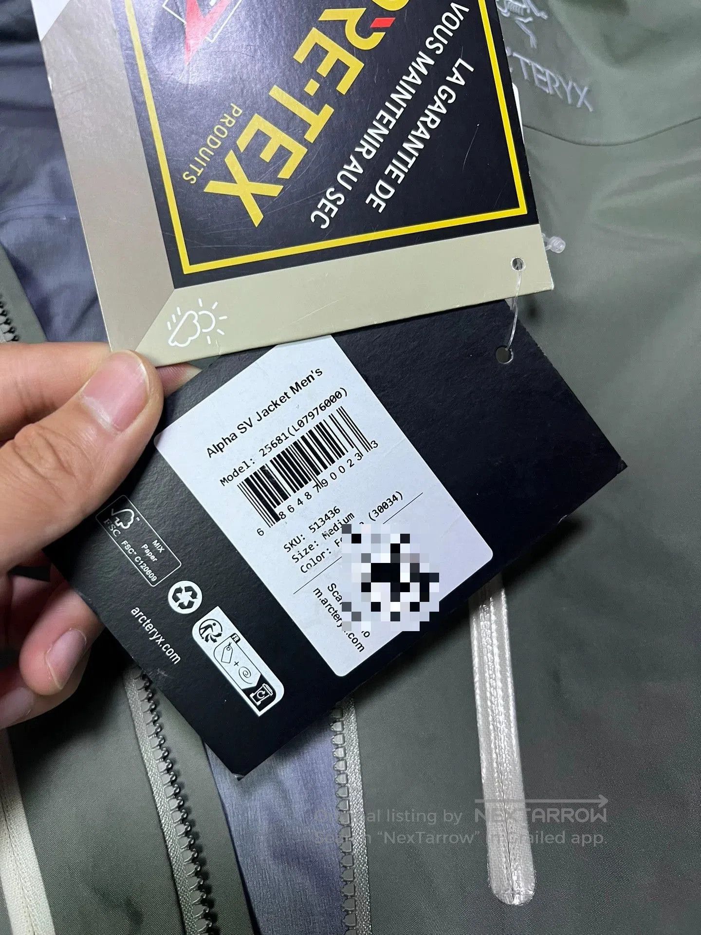 Arc'teryx Arc'teryx Alpha SV 6th Gen Men's Jacket. Size US M / EU 48-50 / 2 - 5 Thumbnail