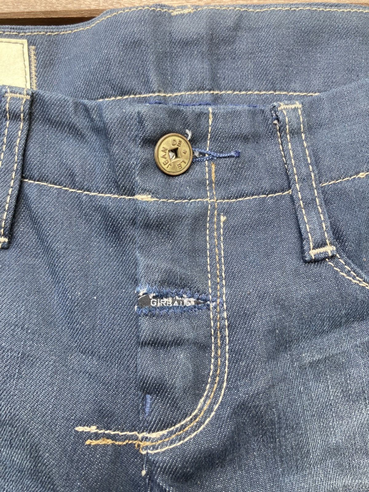 Marithe + Francois Girbaud Le Jean De Marithe Francois Girbaud Flare Blue Star Jeans Size 30" / US 8 / IT 44 - 5 Thumbnail