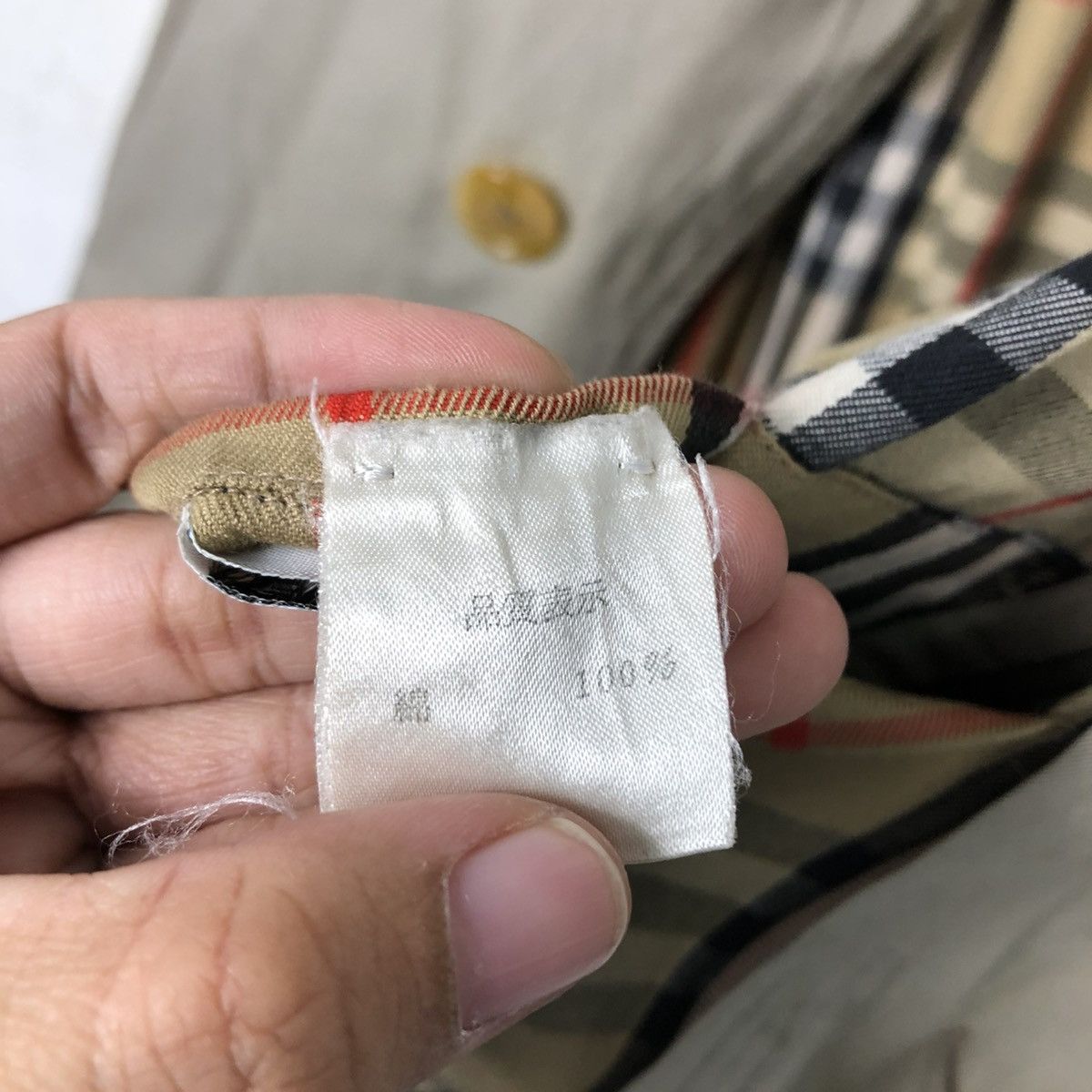 Burberry 🔥VINTAGE LONG JACKET BURBERRYS NOVA CHECK MADE IN ENGLAND Size US M / EU 48-50 / 2 - 23 Thumbnail