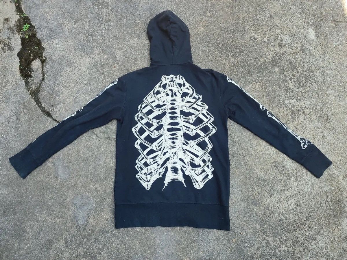 Japanese Brand Glad News “X-Ray Vision” Skeleton Full-Zip Hoodie Size US M / EU 48-50 / 2 - 3 Thumbnail
