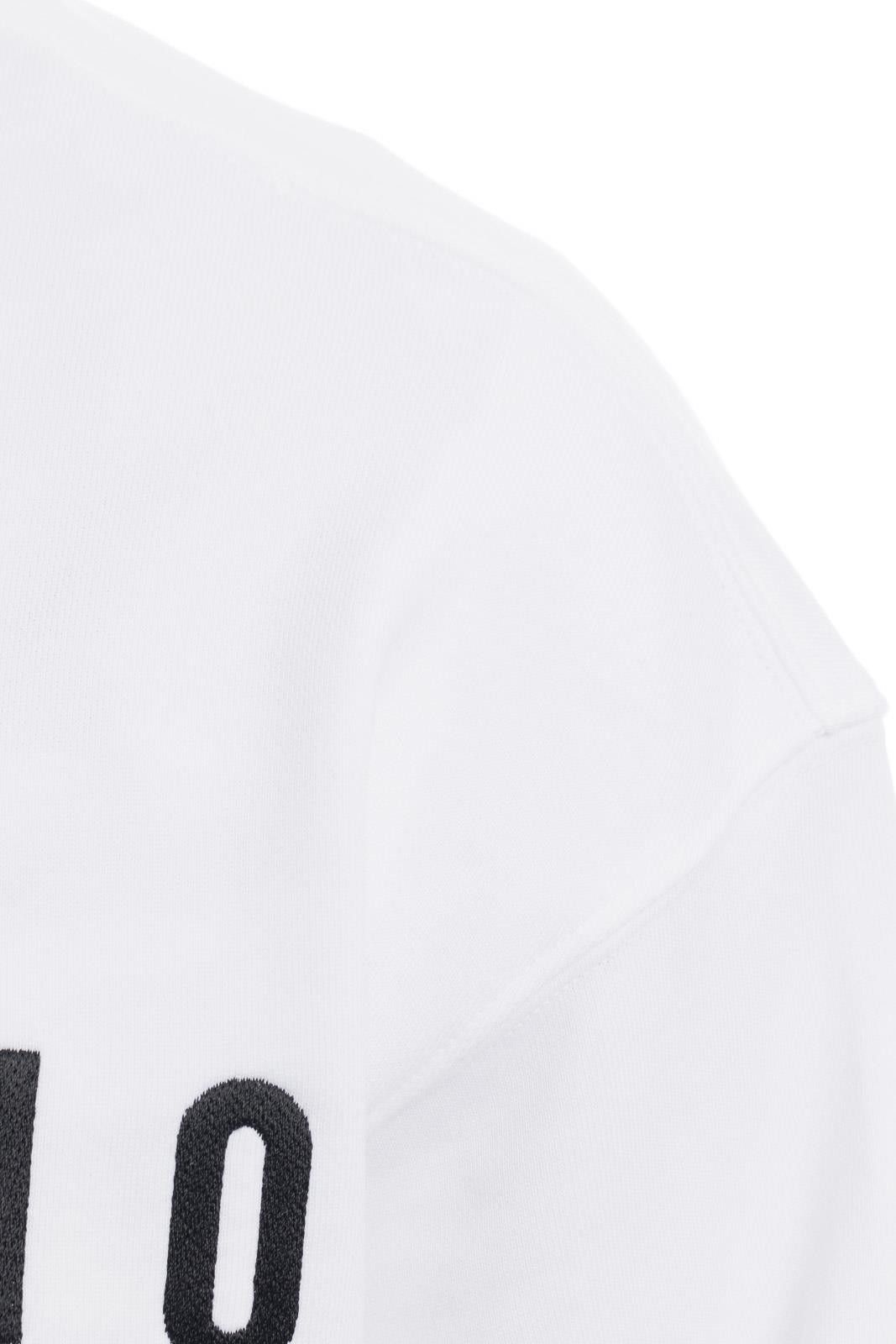 Moschino o1y0225 Logo Crewneck Sweatshirt in White Size US S / EU 44-46 / 1 - 5 Thumbnail