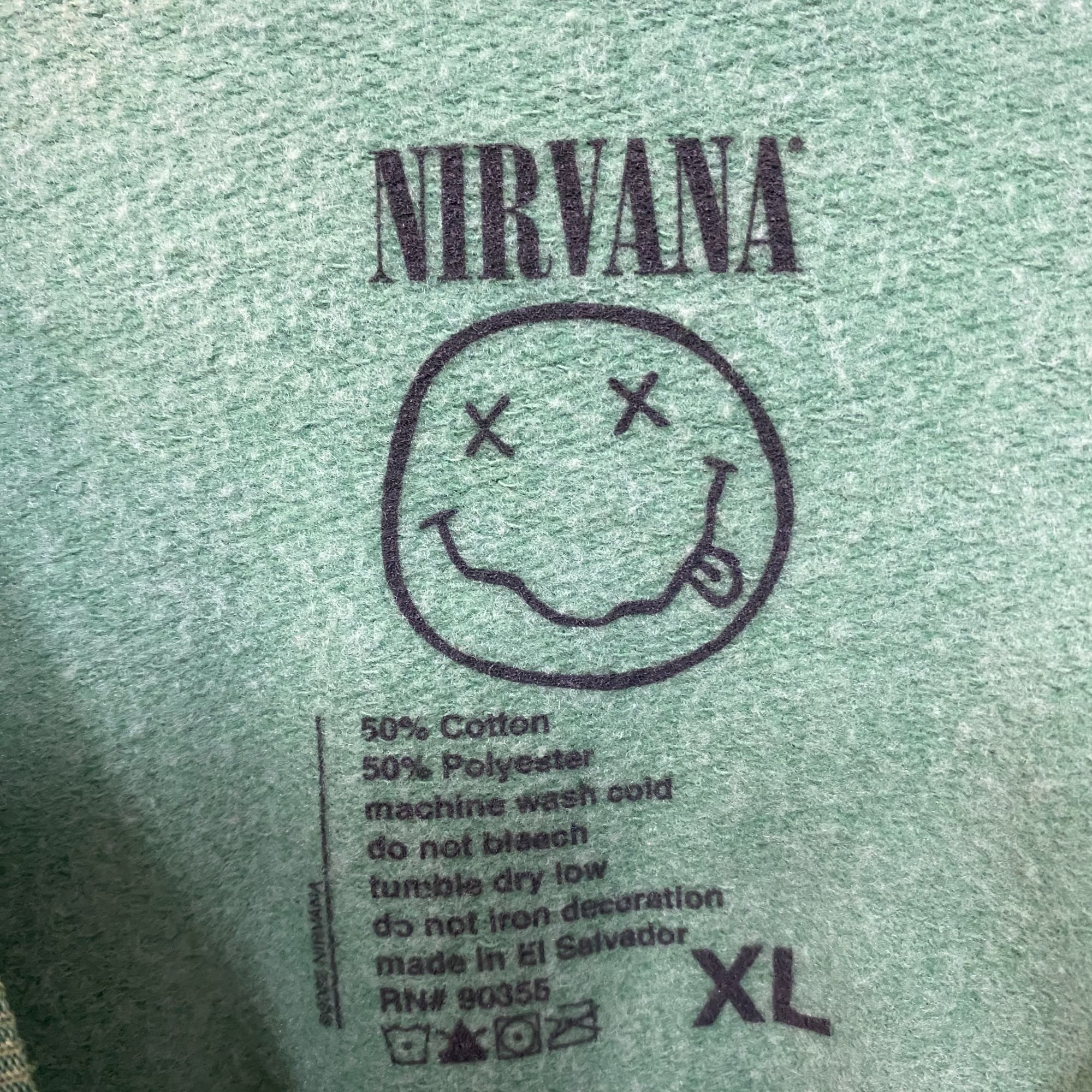 Nirvana Nirvana Nevermind Green Grunge Crewneck size XL Size US XL / EU 56 / 4 - 4 Thumbnail