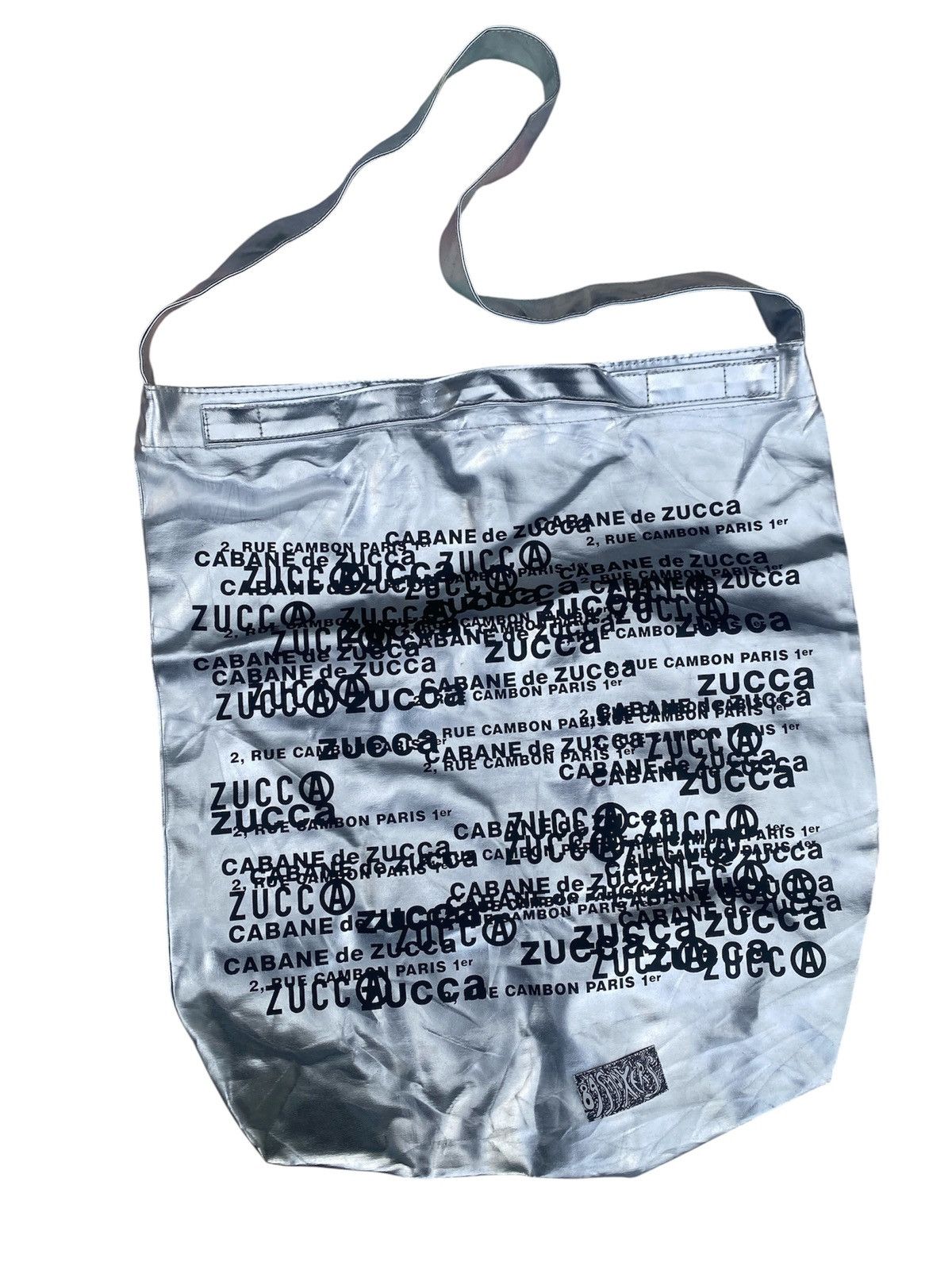 CABANE de ZUCCa Cabane de zucca issey miyake silver metalic sling cross bag Size ONE SIZE - 2 Thumbnail