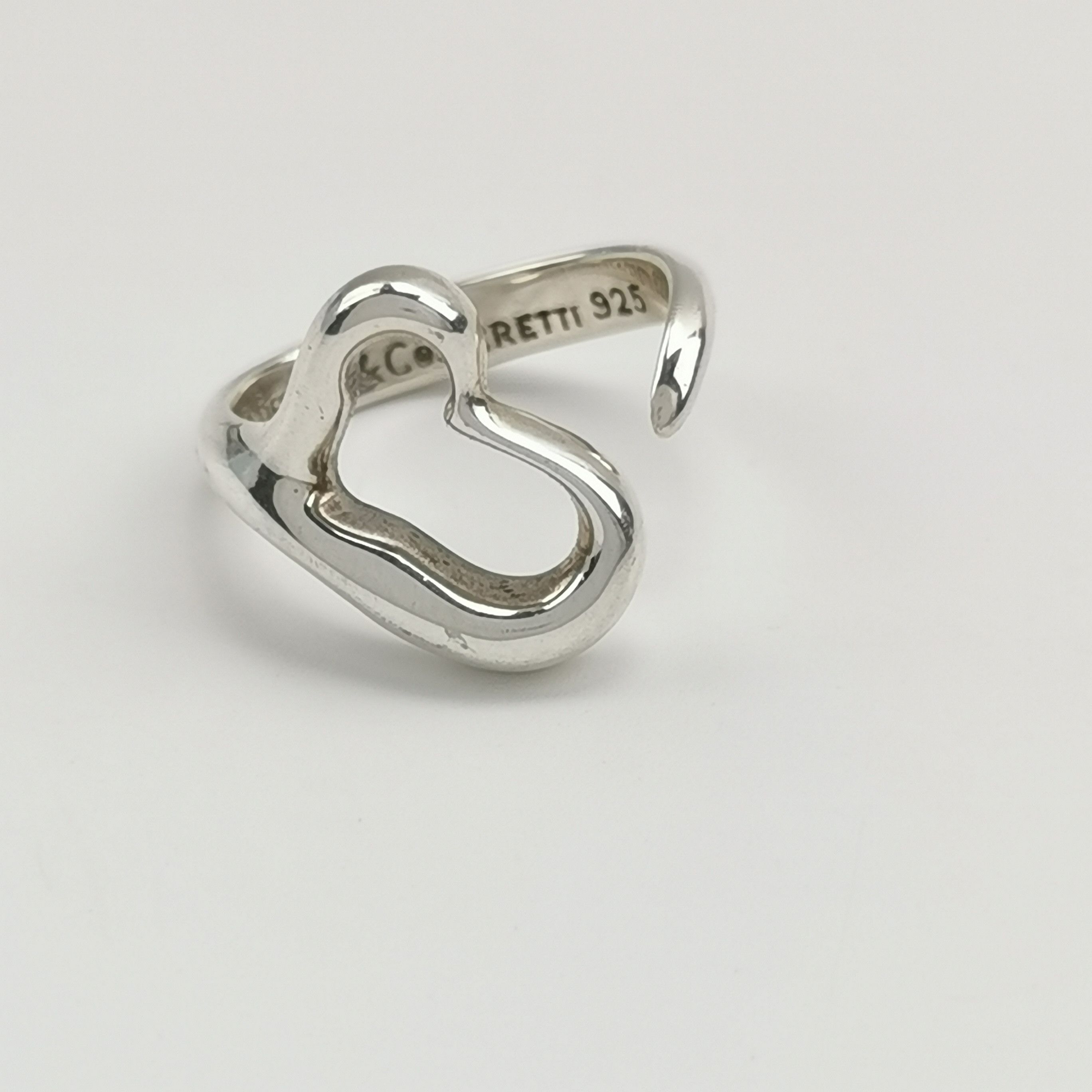 Tiffany & Co. Tiffany & Co. Elsa Peretti S925 Heart Ring Size 12 -z2505 Size ONE SIZE - 7 Thumbnail