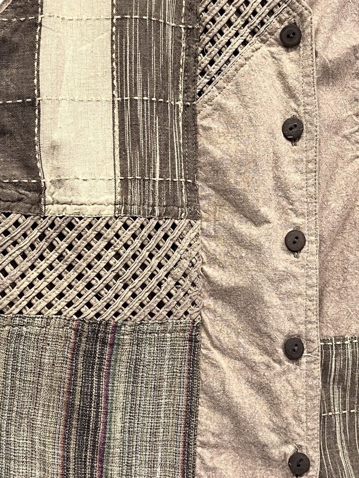 Native 🔥RARE🔥 VIntage Native Patchwork Sashiko Kapital Style Vest Size US M / EU 48-50 / 2 - 6 Thumbnail