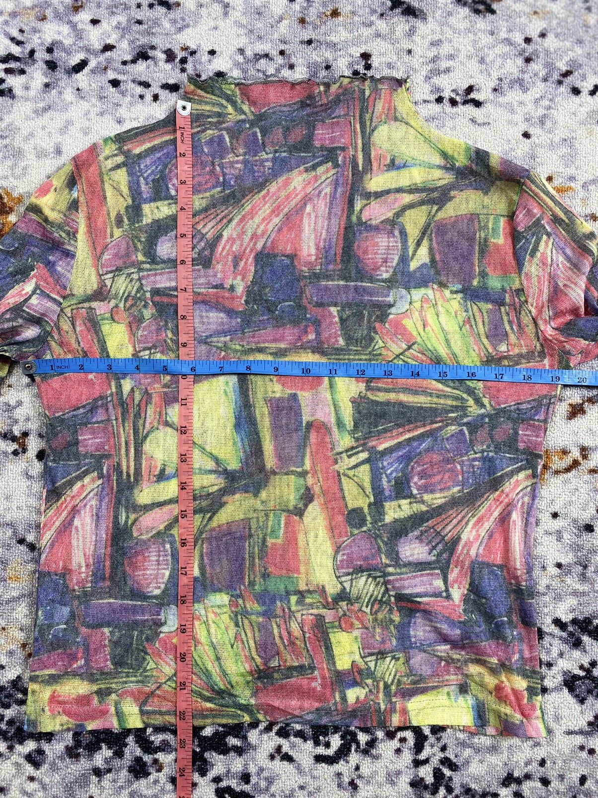 Beauty Beast × If Six Was Nine × Japanese Brand Rare Mire-ru Mesh Art Longsleeve ghoticpunk style Size M / US 6-8 / IT 42-44 - 8 Thumbnail